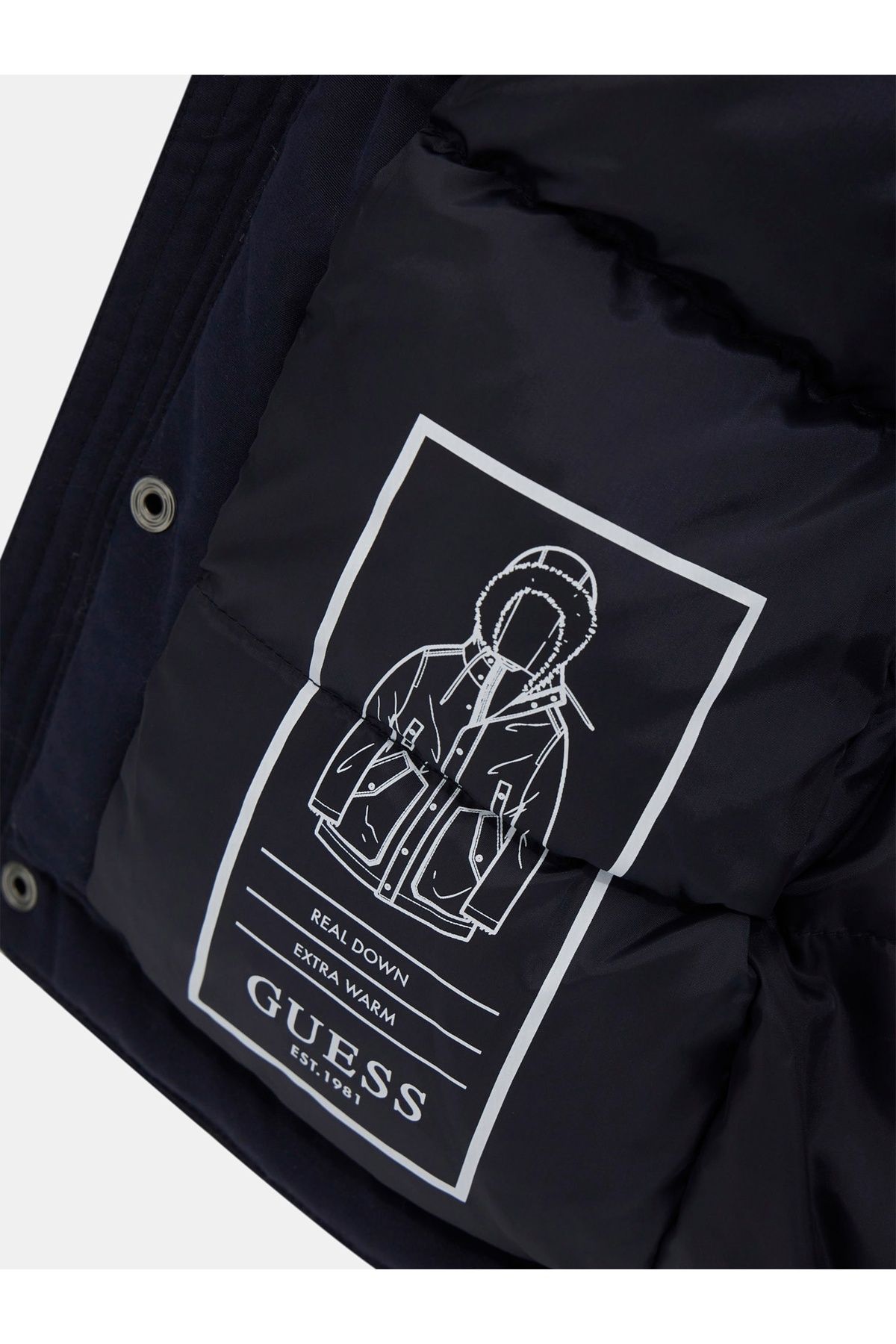 Guess-Real down Hooded Pad Coat 4