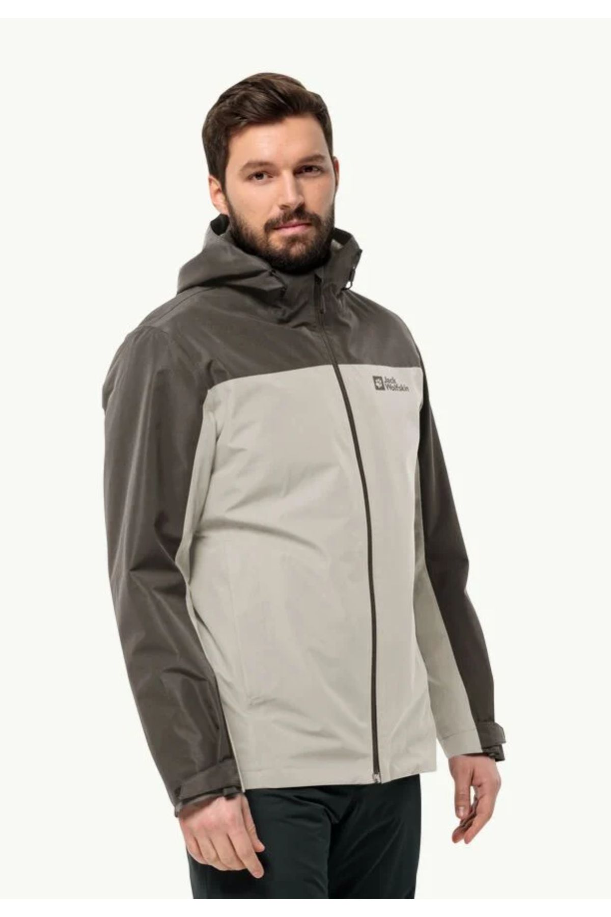 Jack Wolfskin-Taubenberg 3Ini Jkt m - Pánská béžová outdoorová bunda 5