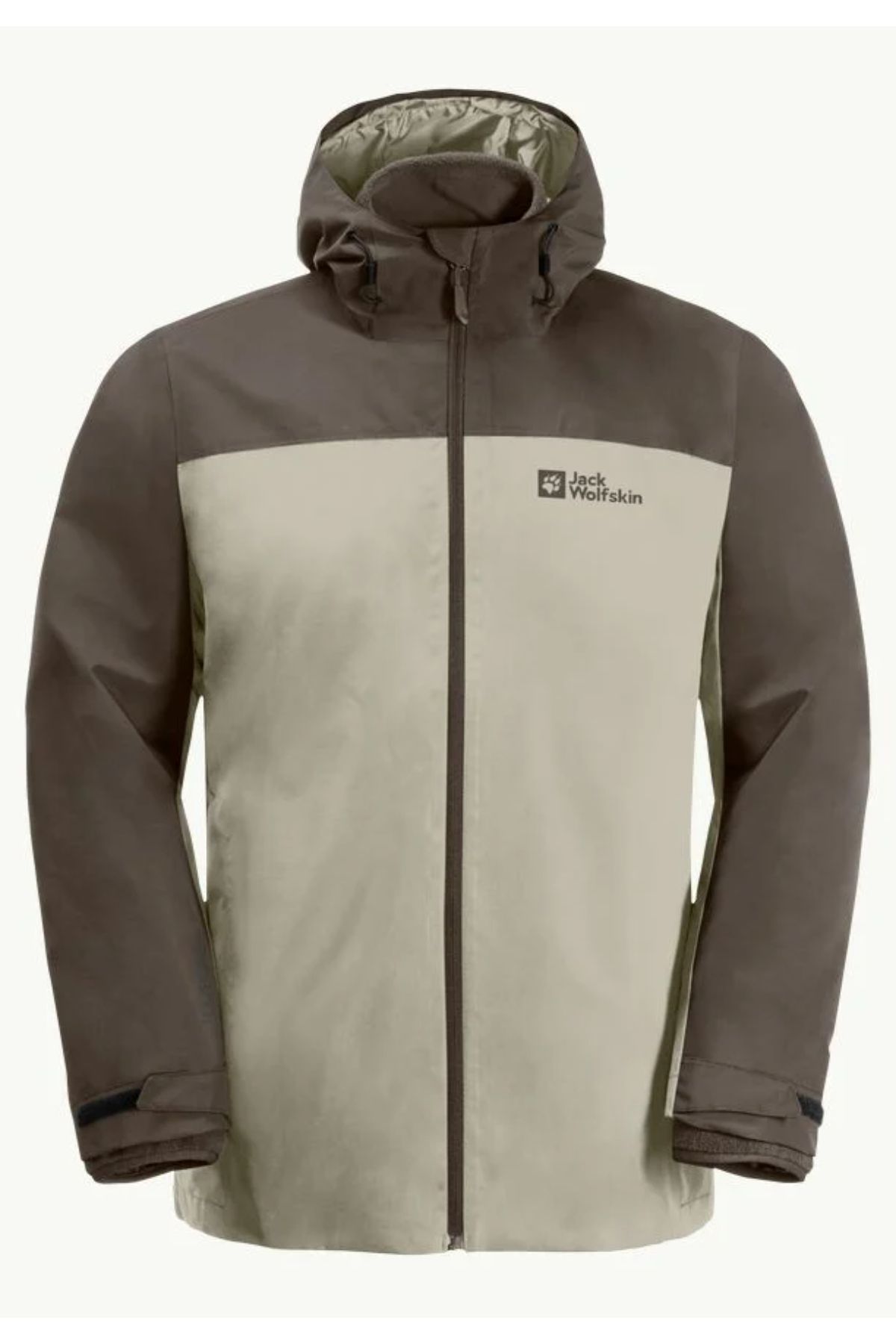 Jack Wolfskin-Taubenberg 3Ini Jkt m - Pánská béžová outdoorová bunda 8