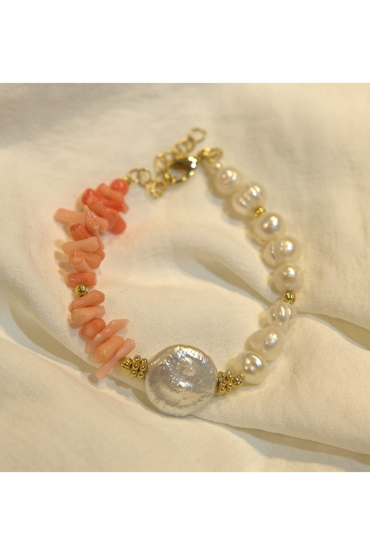 Chic Latife-Natural Stone Bracelet with Pearls 6