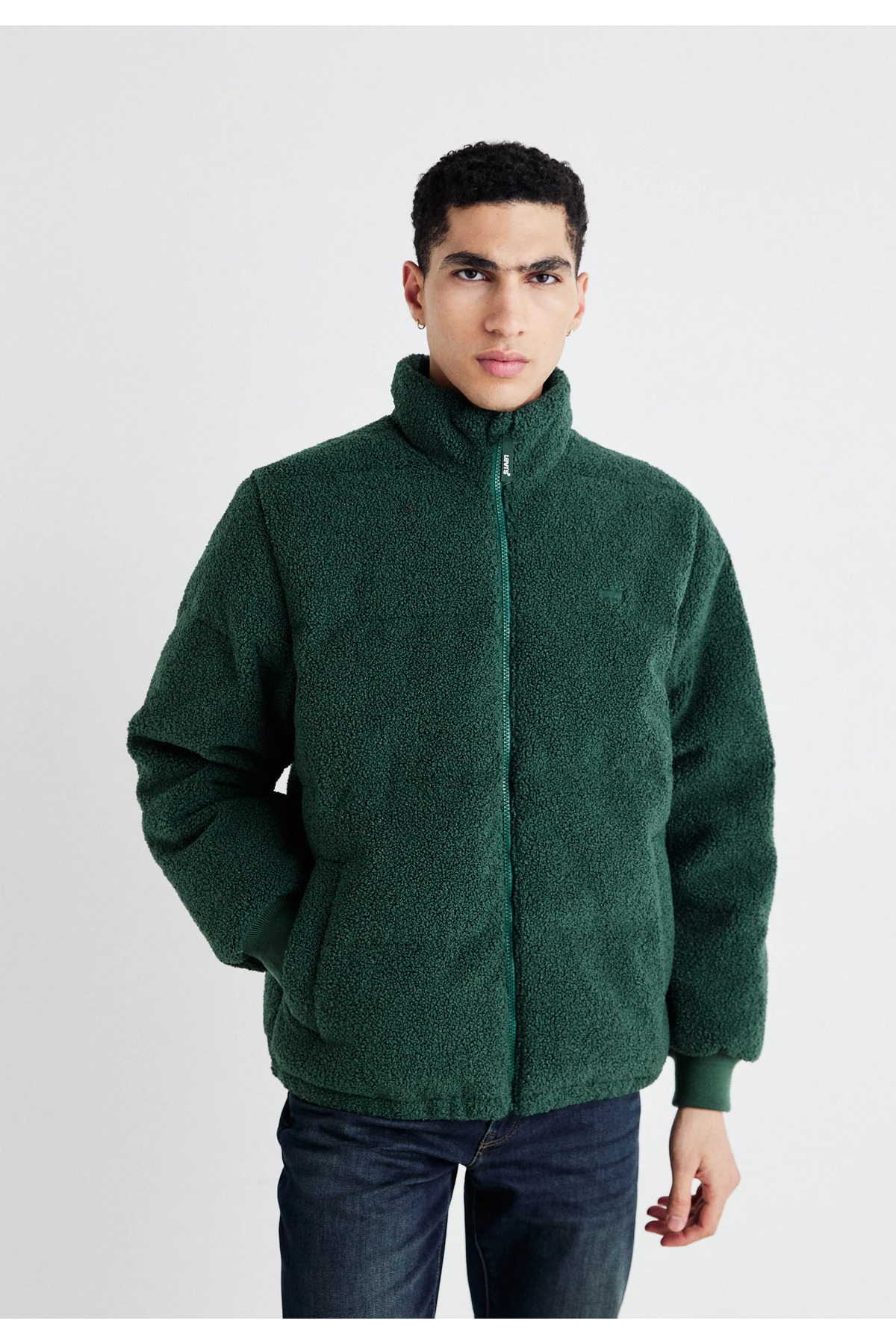 لیوایز Levi's Goose Down Fleece ROCKY SHORT PUFFER PYTHON GREEN