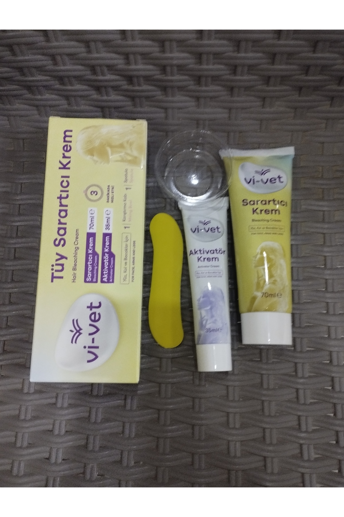 Tüy Sarartıcı Krem 70 ml Aktivatör Krem 35 ml Yüz, Kolve Bacaklar Için — 250018 — تصویر 3 از 8