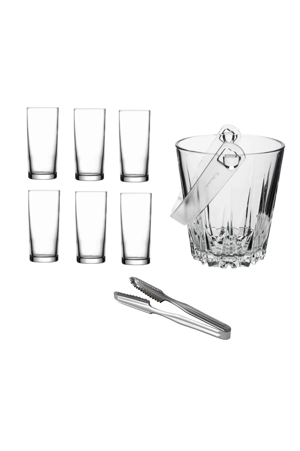 ORTAKÖY CENNETİ Rakı Bardak Ve 8 Prç. Rakı Bardağı Ve Buz Kovası Seti ...