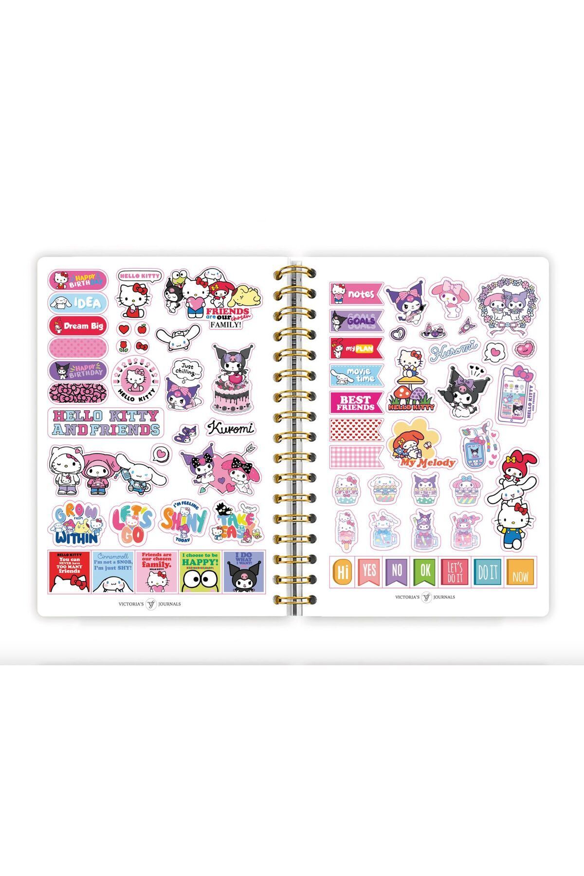 Victoria's Journals-Kuromi & My Melody Spiral Diary (Journal) 14X20Cm - Can You Separate Me 1 Minute? 5