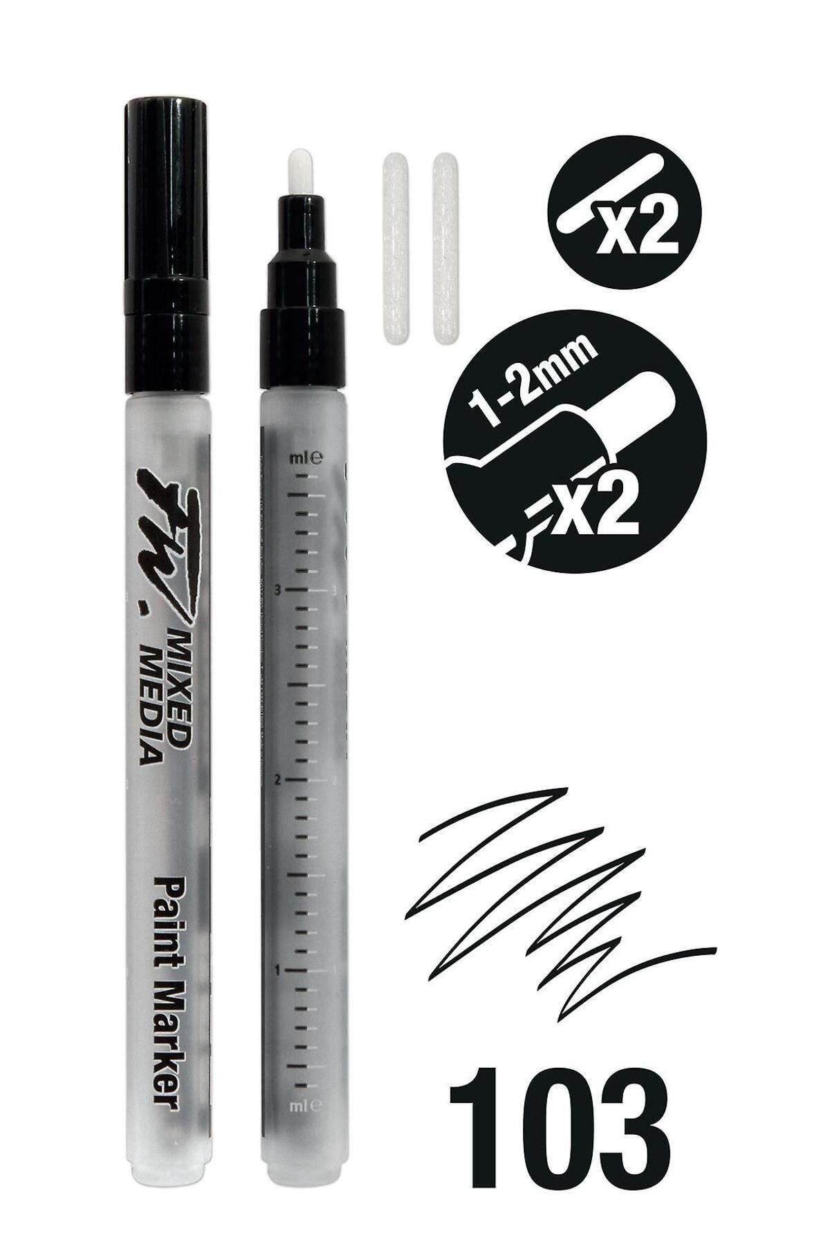 Daler Rowney-Refillable Empty Pen Set 1-2mm 2