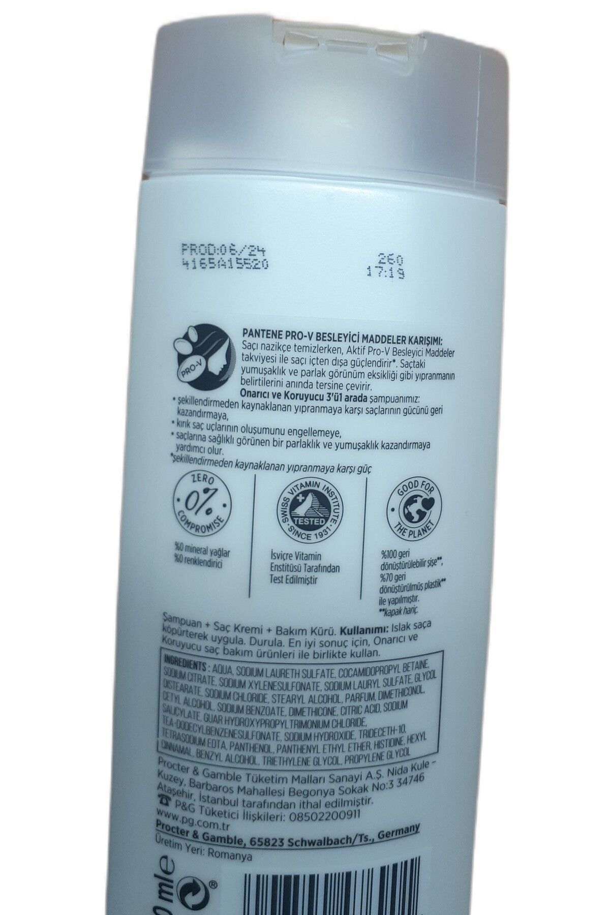 Pantene-شامبو مرمم وواقي 3 في 1 350 مل 2