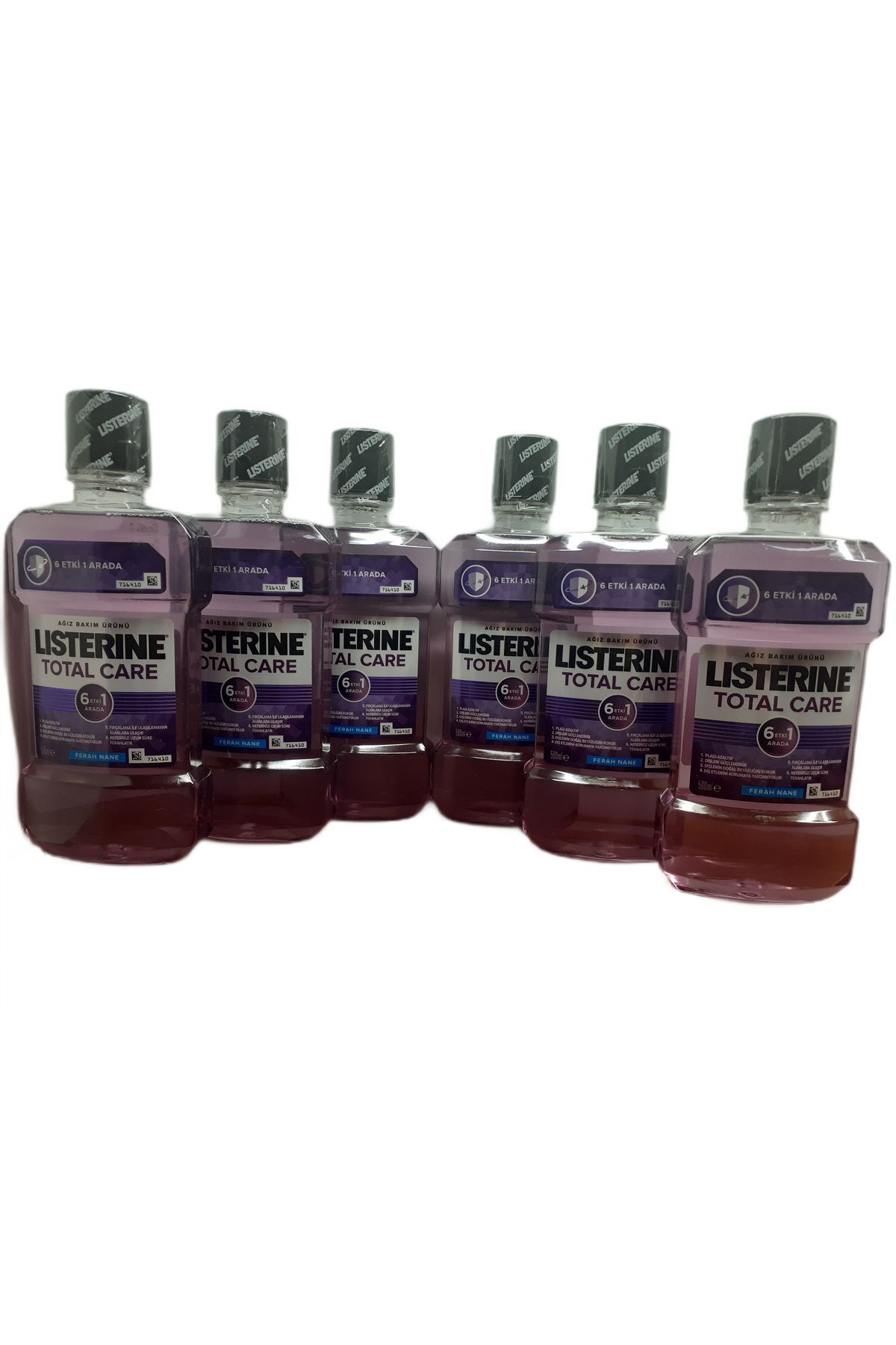 Listerine TOTAL CARE FERAH NANE AĞIZ BAKIM SUYU 500 ML X 6 ADET