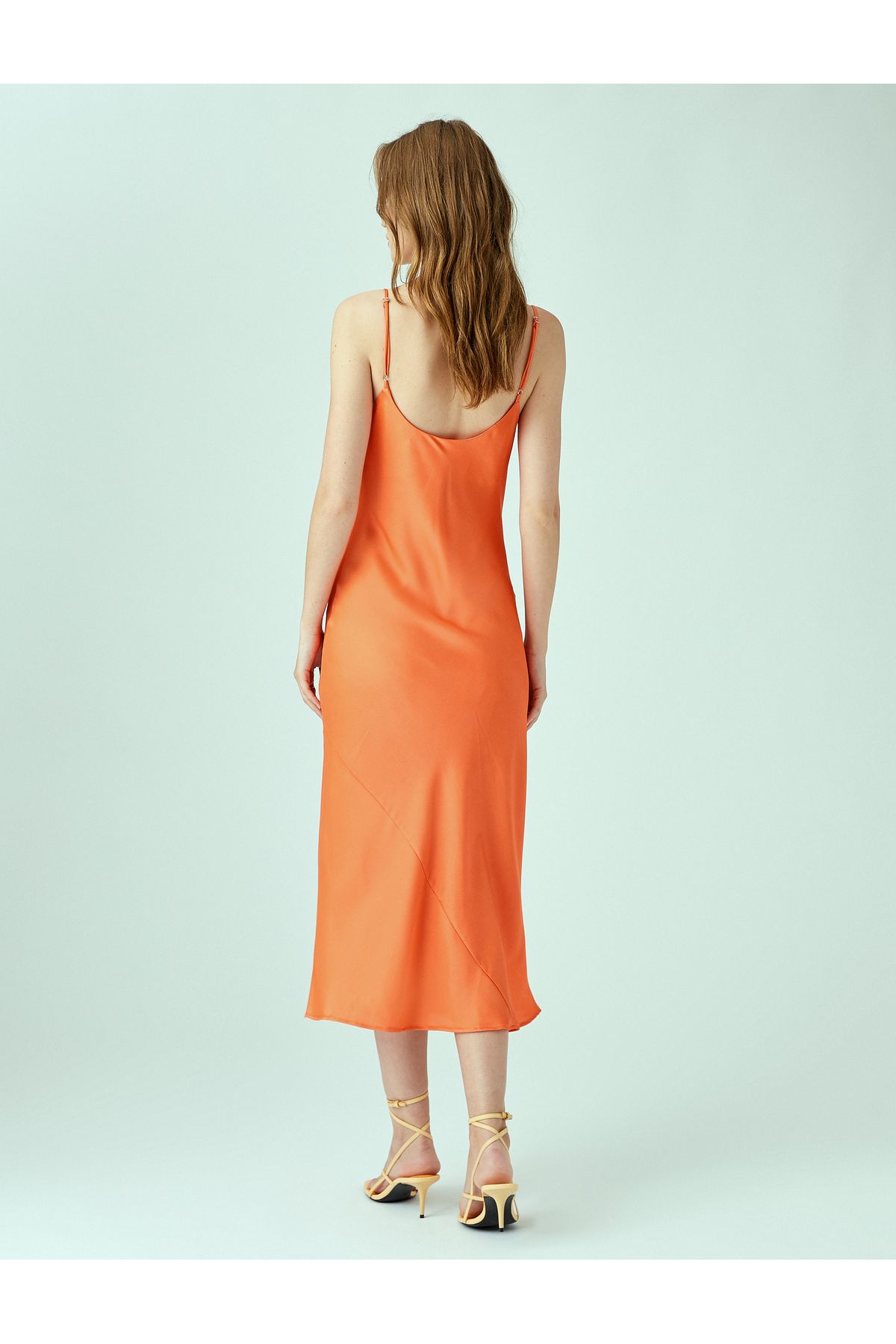 Koton-Evening & Prom Dress - Orange - Basic 4