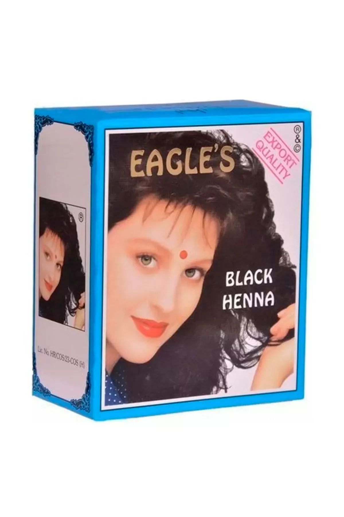 Heez Eagle's Orijinal Hint Kınası Saç Boyası Siyah - Black Henna