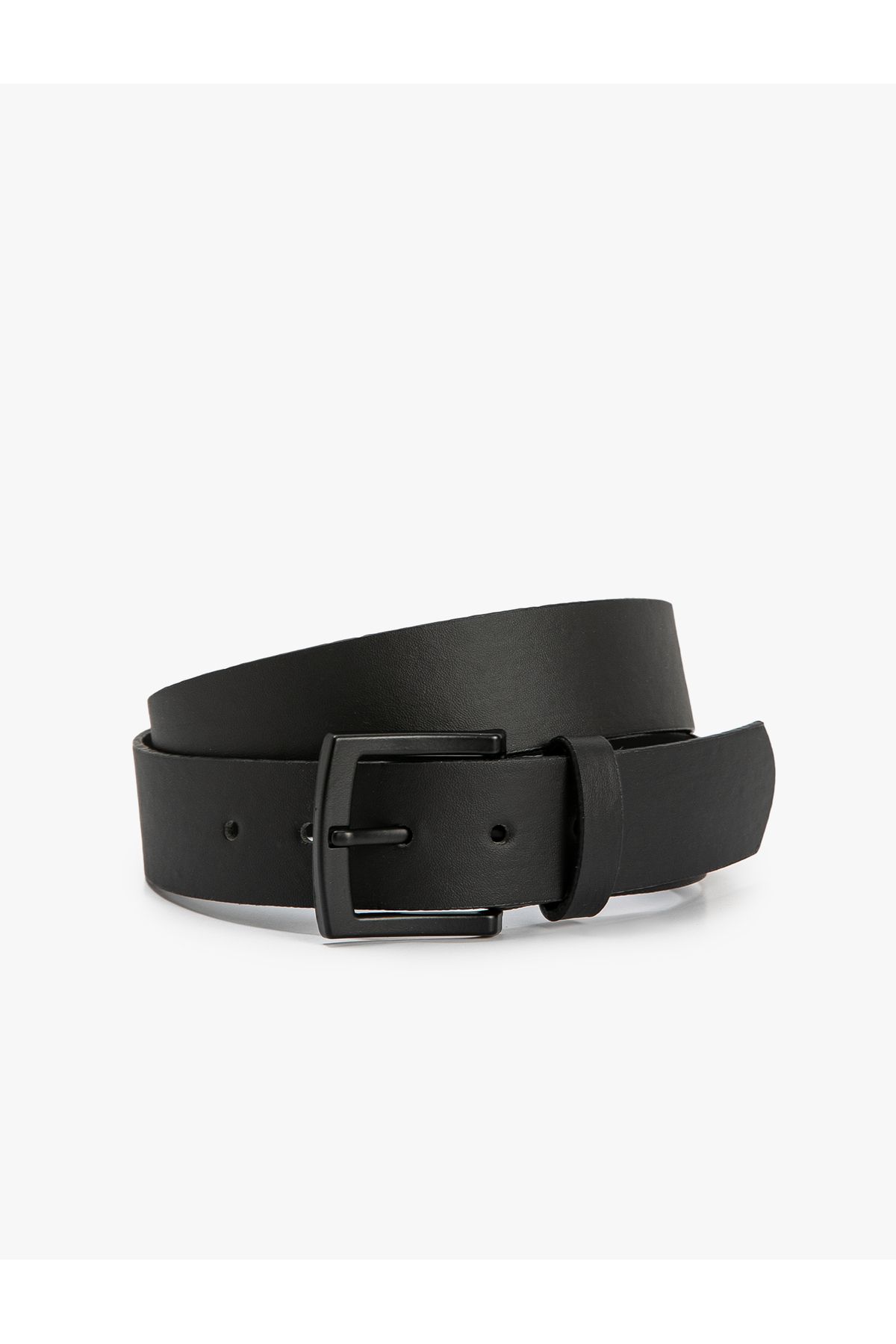 Koton-Leather Look Belt with Metal Buckle 1