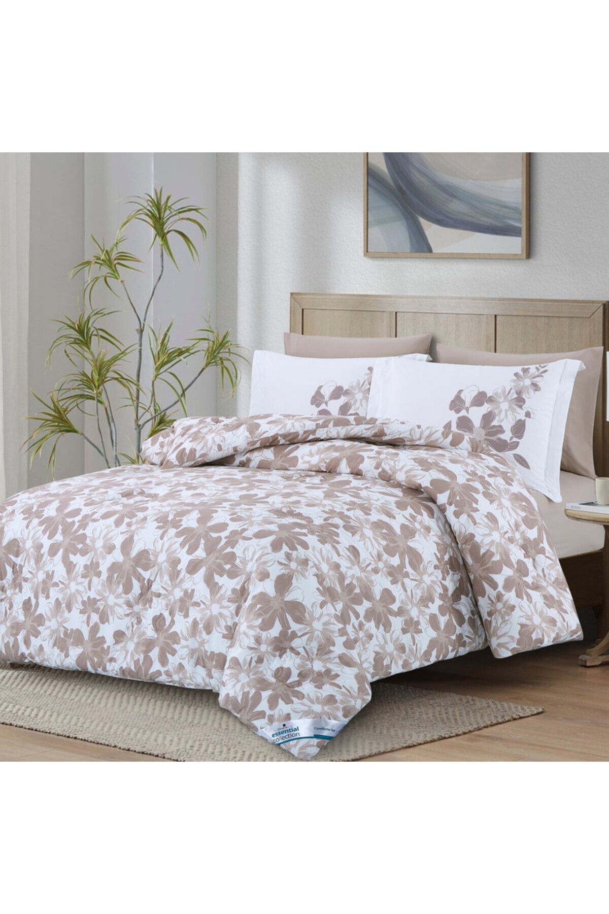 Donetella-Printed Bedding Comforter Set, 4 Pcs Single Size Fits 170x230 Cms 2