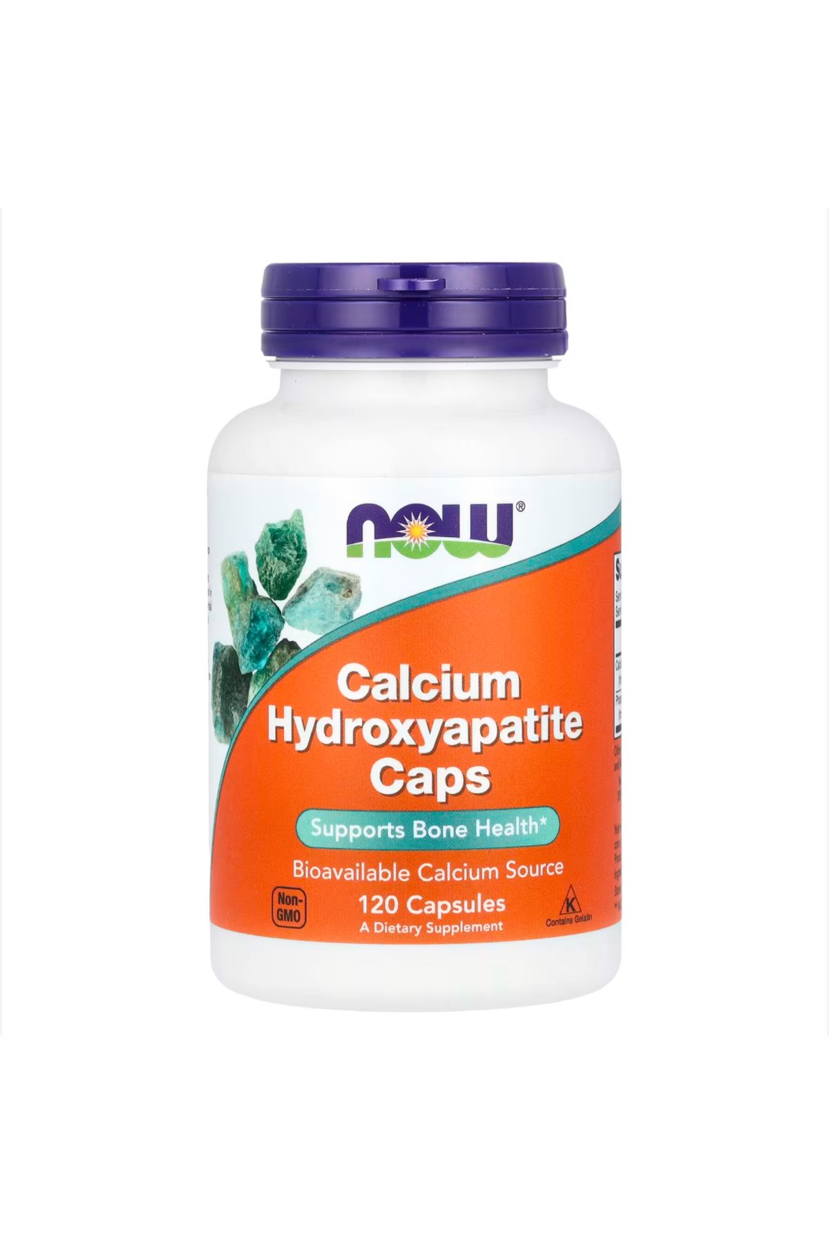 Now Foods Cal Cium Hydroxyapatite Caps, 120 Capsules Us.vr08