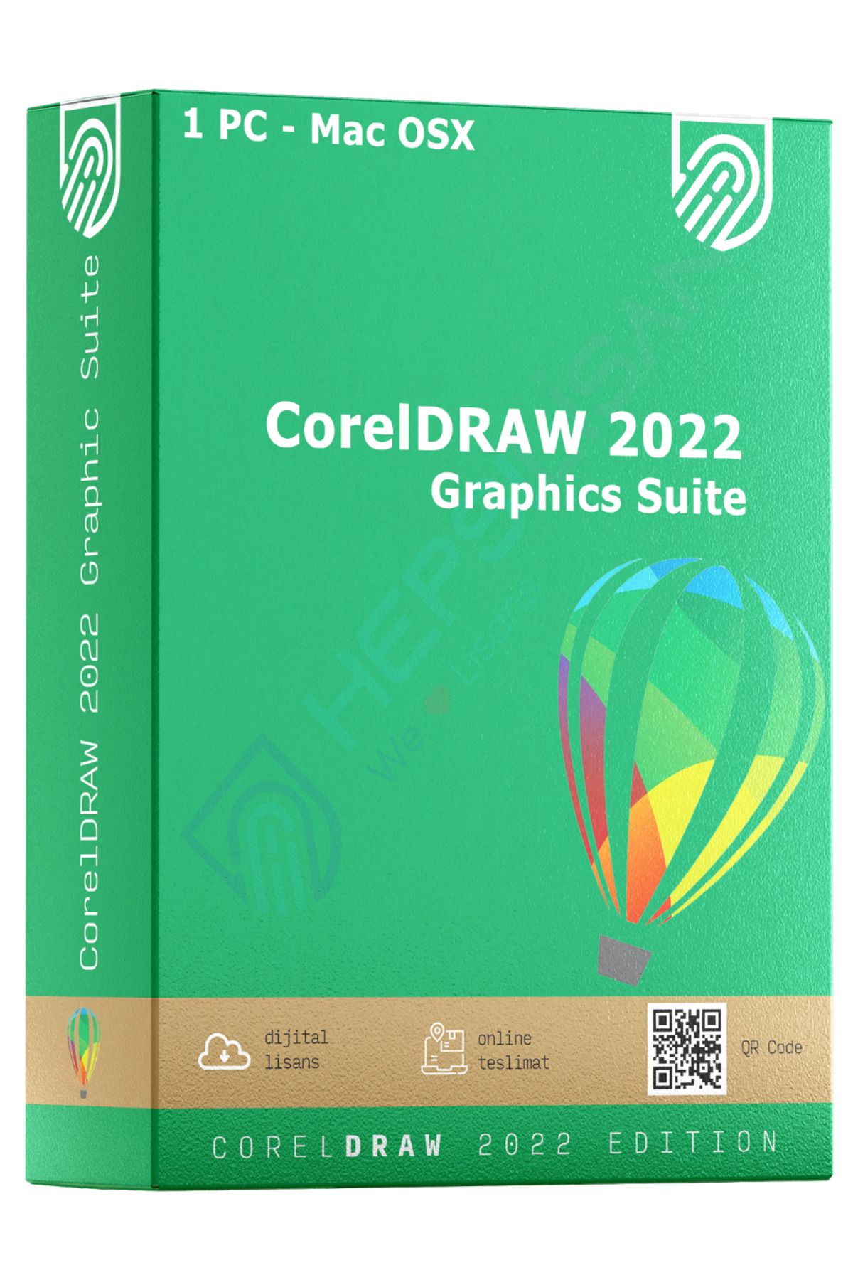 COREL CorelDRAW 2022 Graphic Suite Lisans Anahtarı MacOSX ( Süresiz )