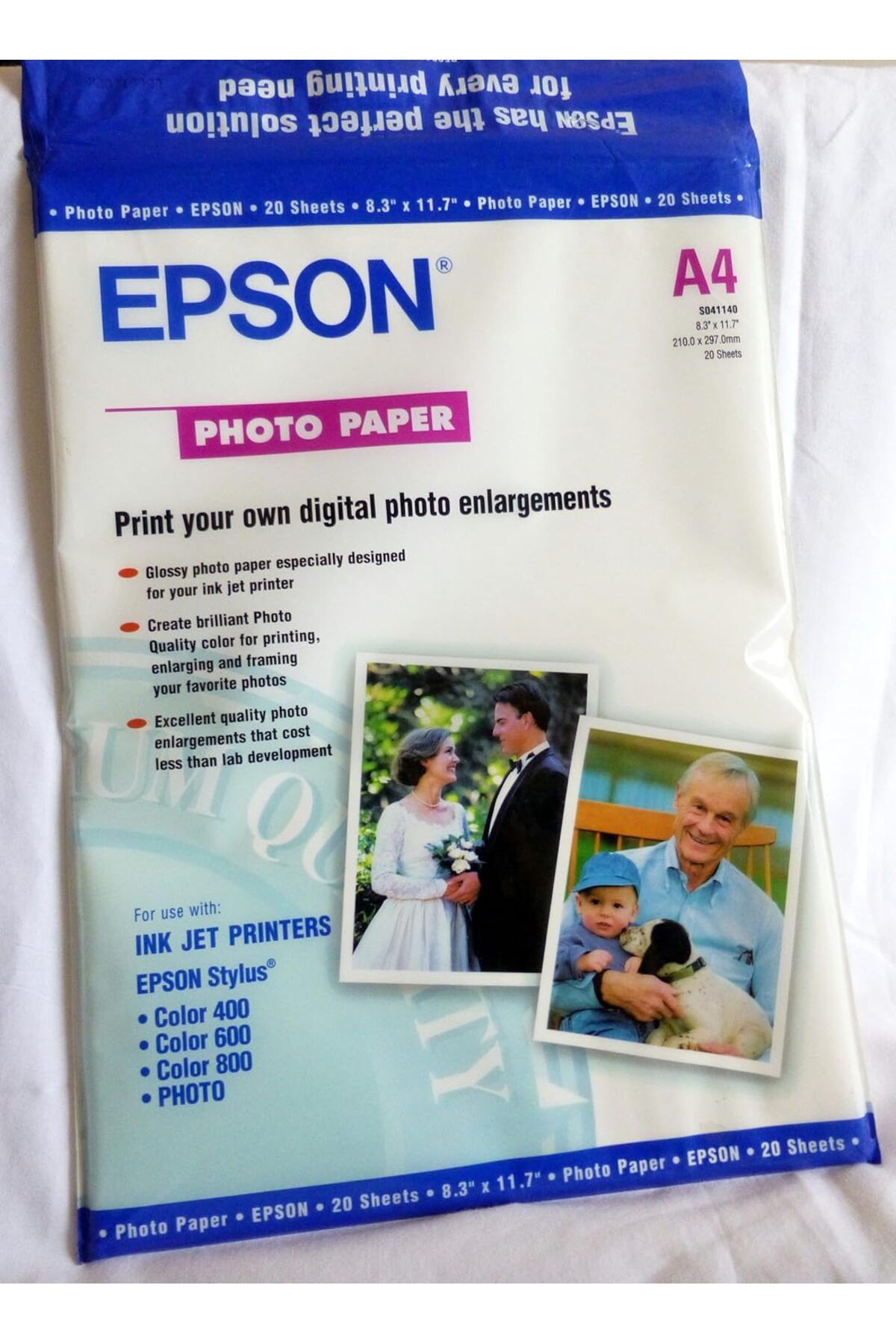 EPSON-ورق الصور، A4، 20 ورقة 1