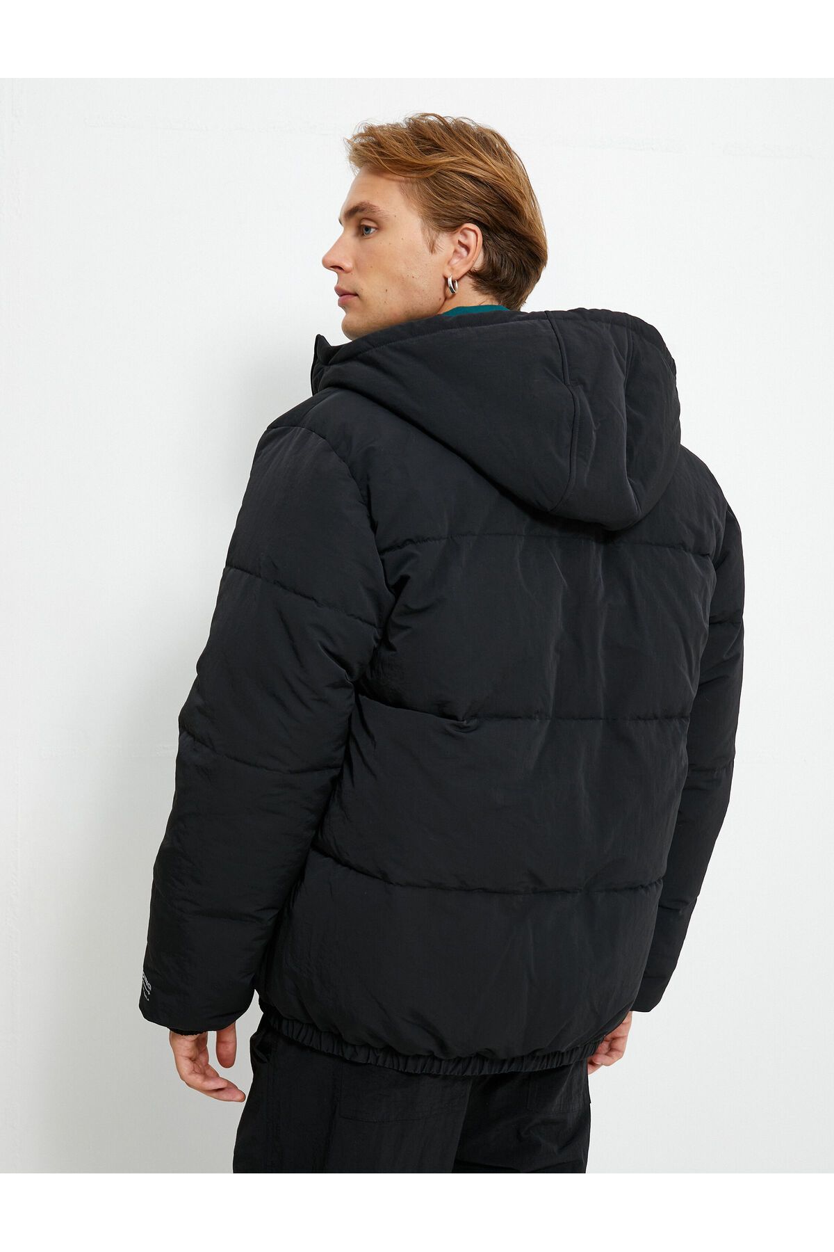 Koton-Puffer Jacket, Hooded, Pocket Detailed, Zippered 4