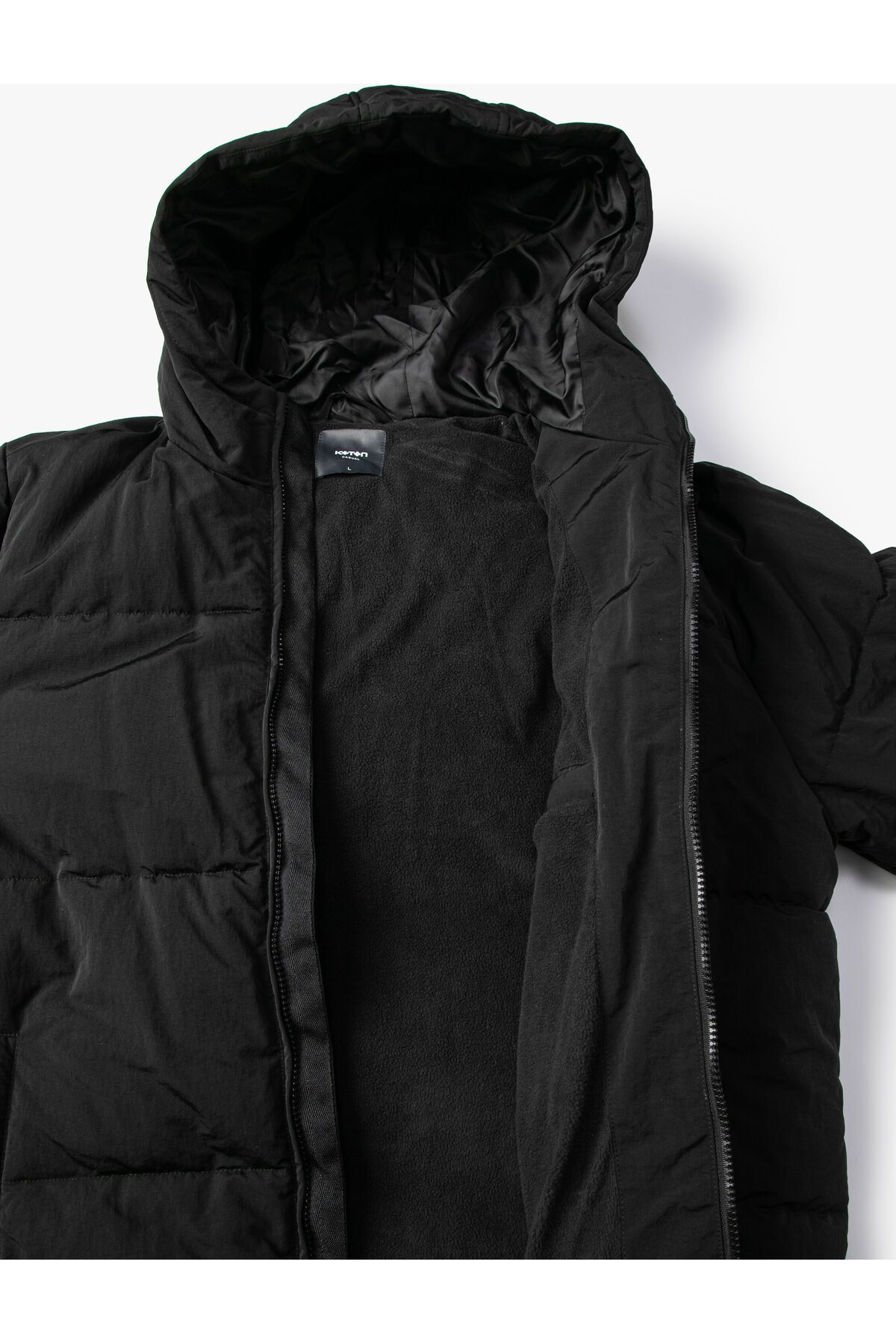 Koton-Puffer Jacket, Hooded, Pocket Detailed, Zippered 6