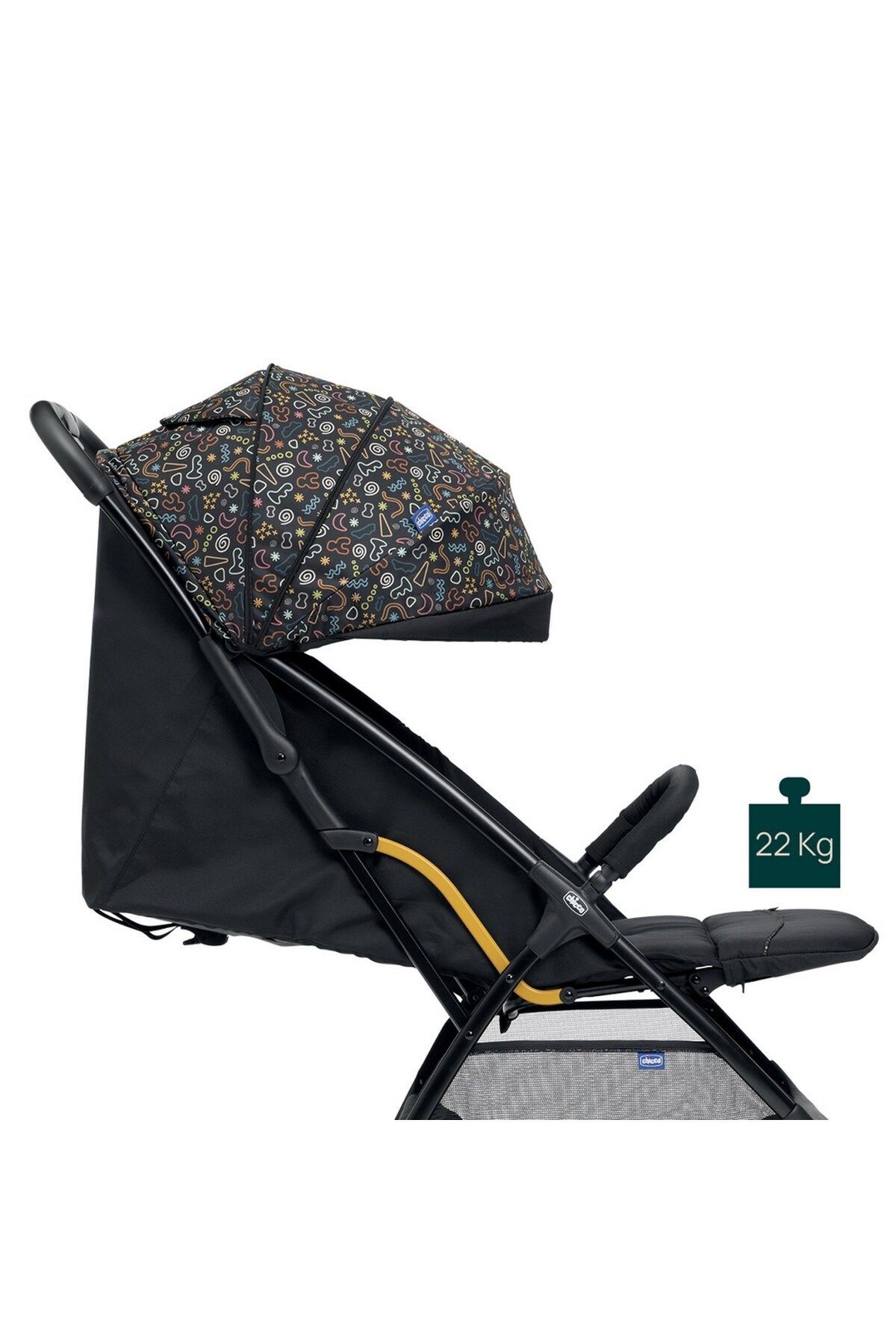 Chicco Glee Bebek Arabası Playful Black fotoğrafı 2 (önizleme)