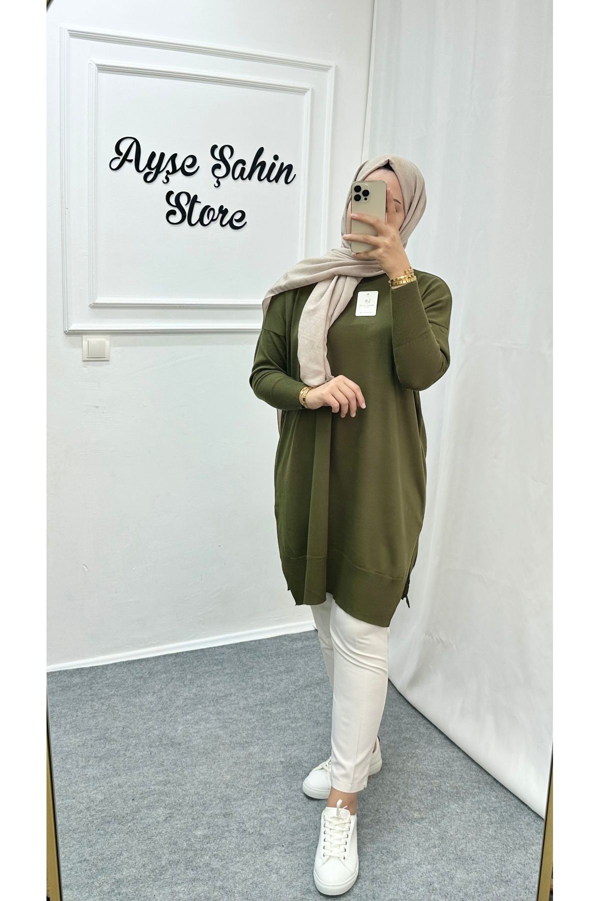 Ayşe Şahin Store-Women's Knitwear Tunic Hijab Knitwear Tunic 1