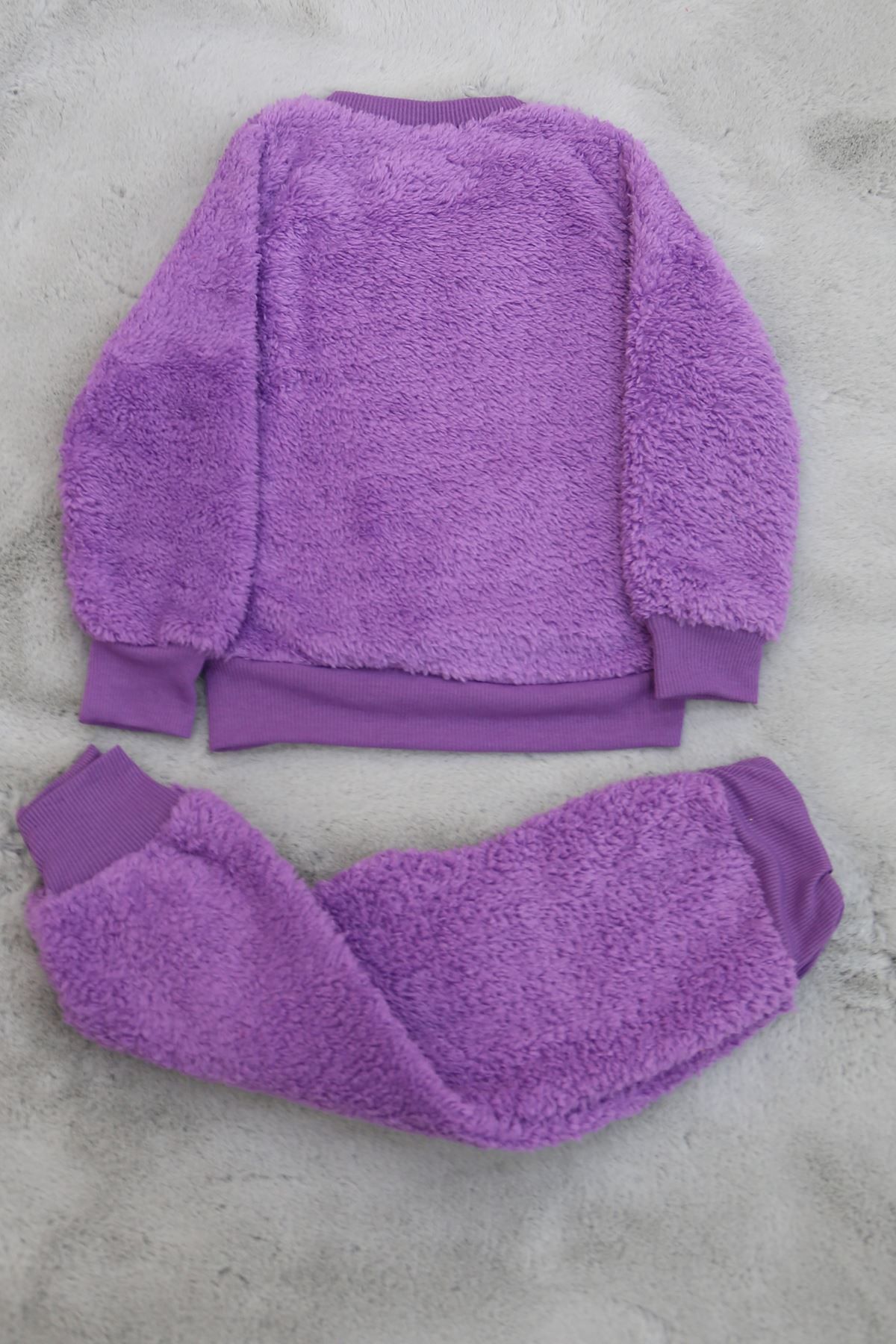 Nateli-3-7 Years Old Lilac Plush Kids Set - 20241.904 5