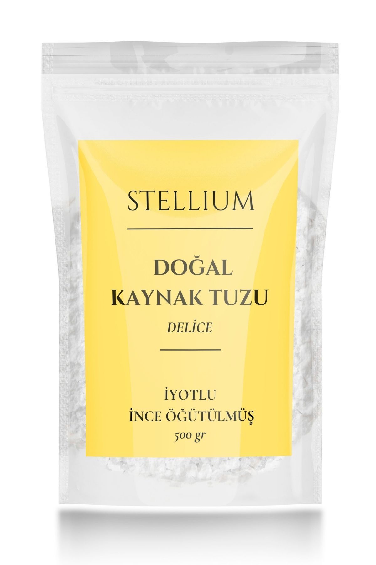 STELLIUM Delice Doğal Kaynak Tuzu Öğütülmüş Sofra Tuzu-İyotlu