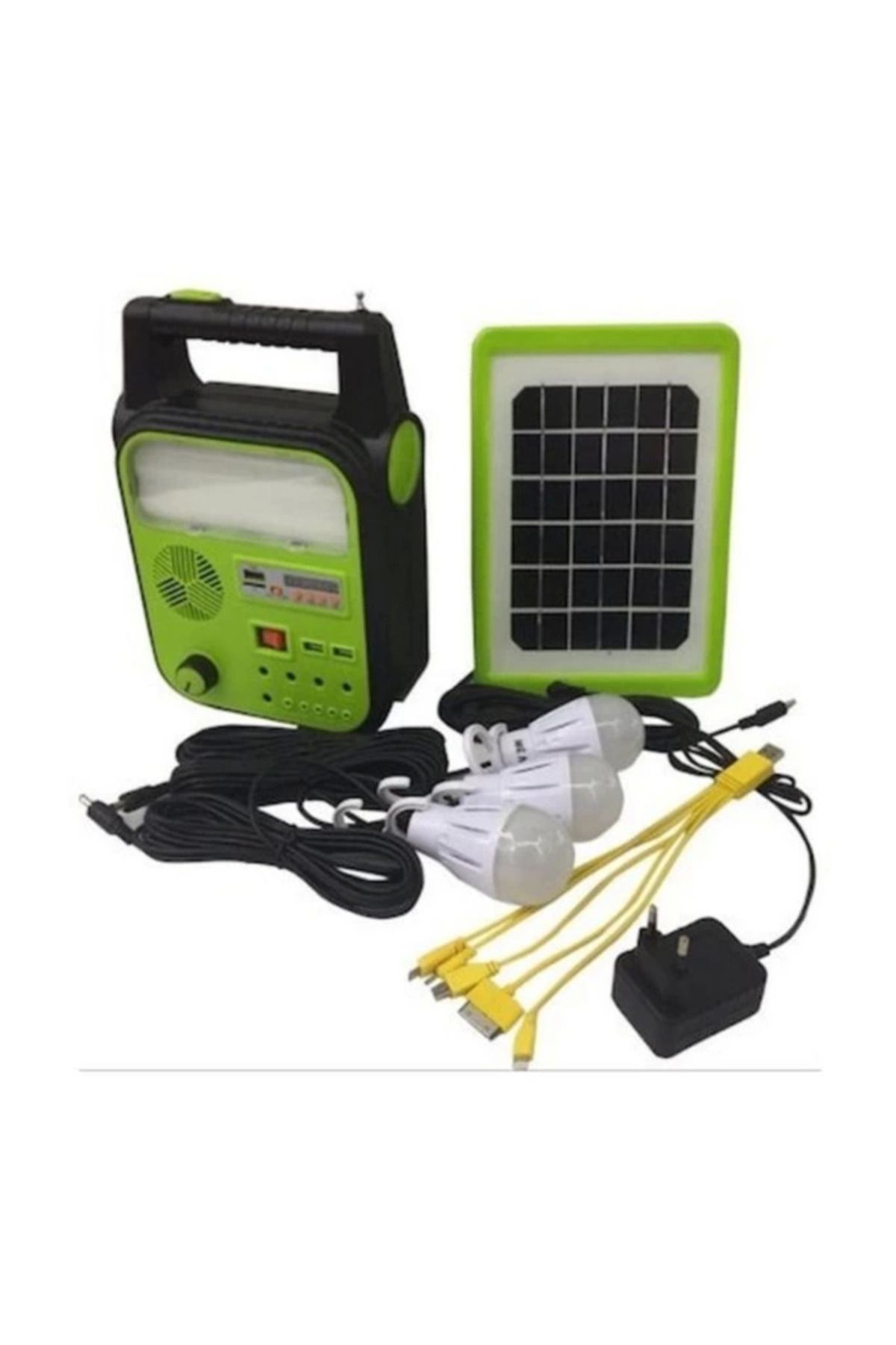 Easy Tedarik Gold Sılver Gs-902p Güneş Enerjili Solar Aydınlatma Sistemi