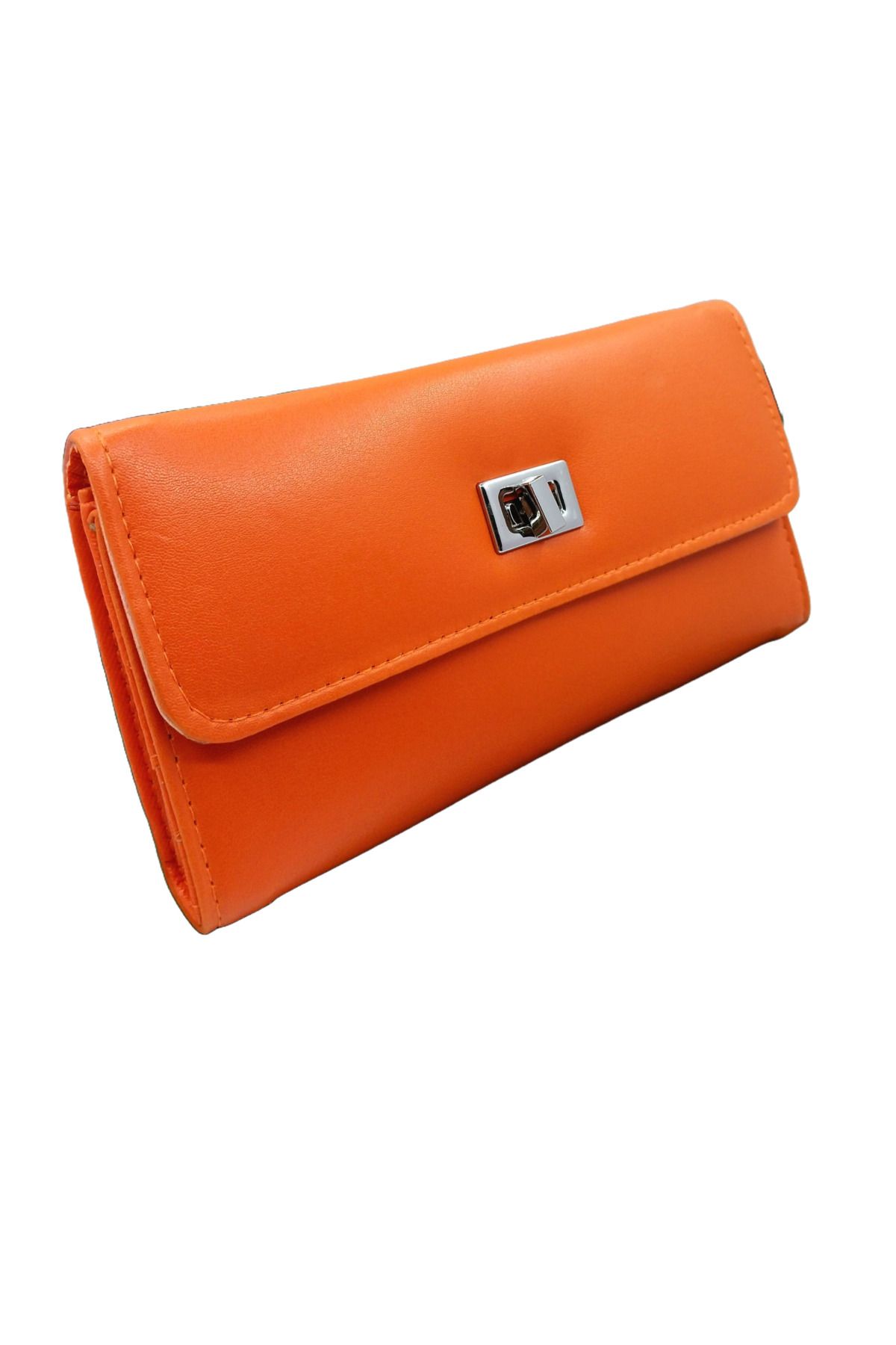 ARONA-Wallet with Orange Clamshell 2