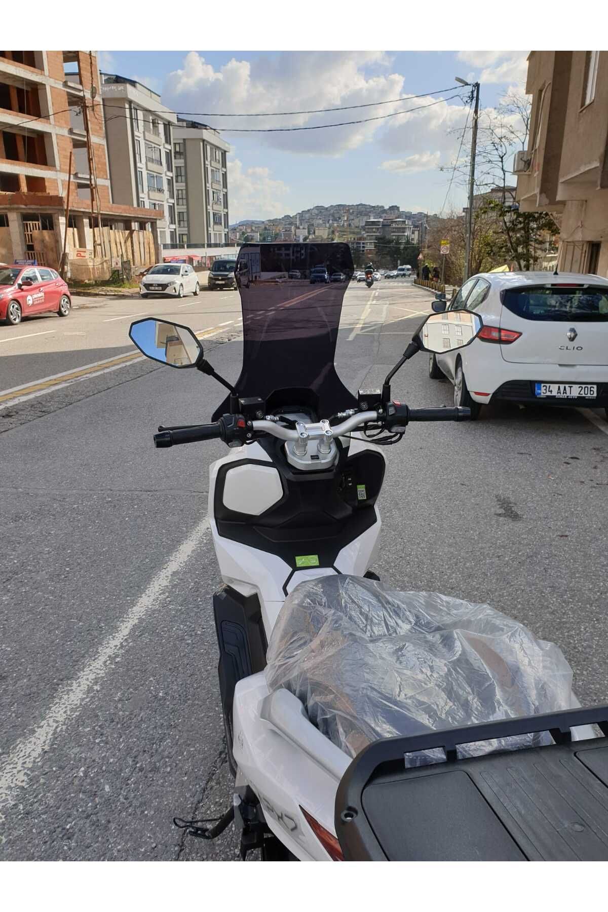 Volta Apec Apx7 Siperlik Ön Cam 2025 Model 78cm Siyah Renkli 4mm UZUN CAM