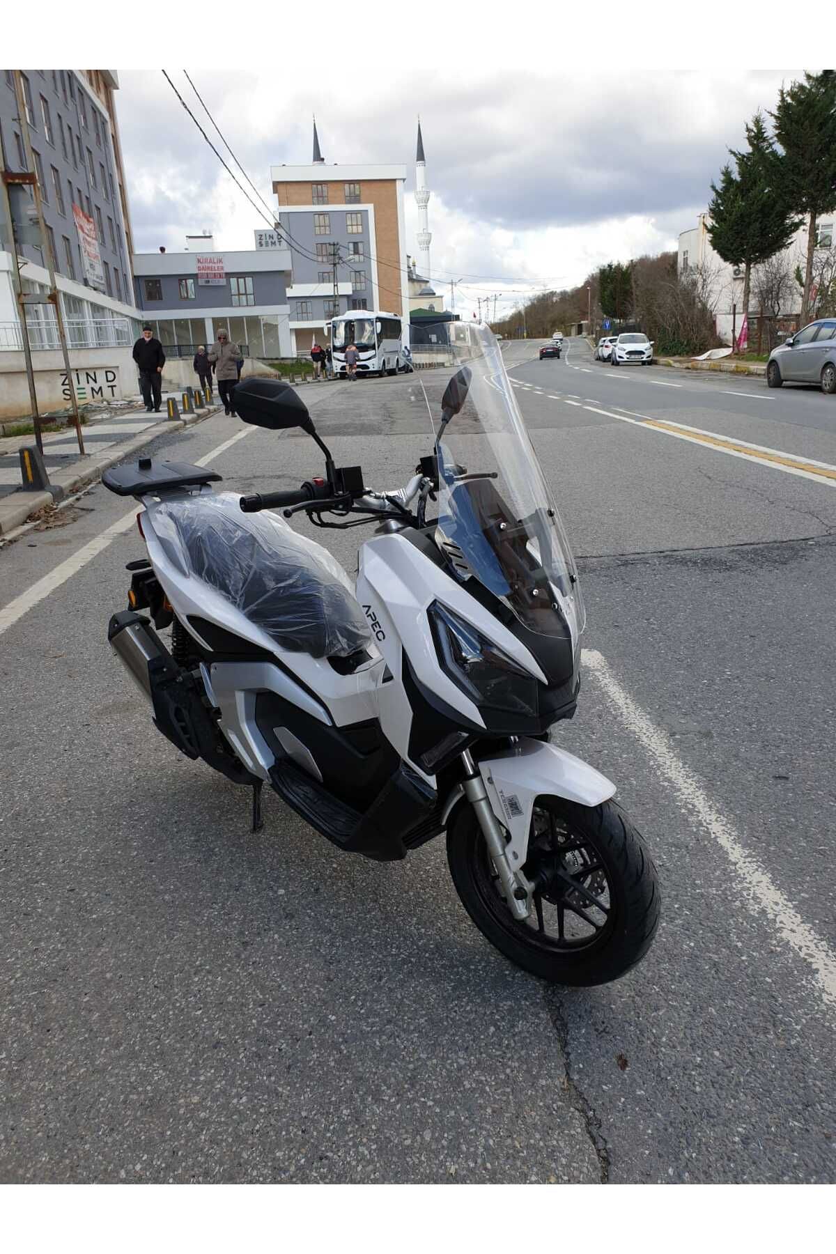 Volta Apec Apx7 Siperlik Ön Cam 2025 Model 68cm şeffaf Renkli 4mm ORTA BOYLU CAM