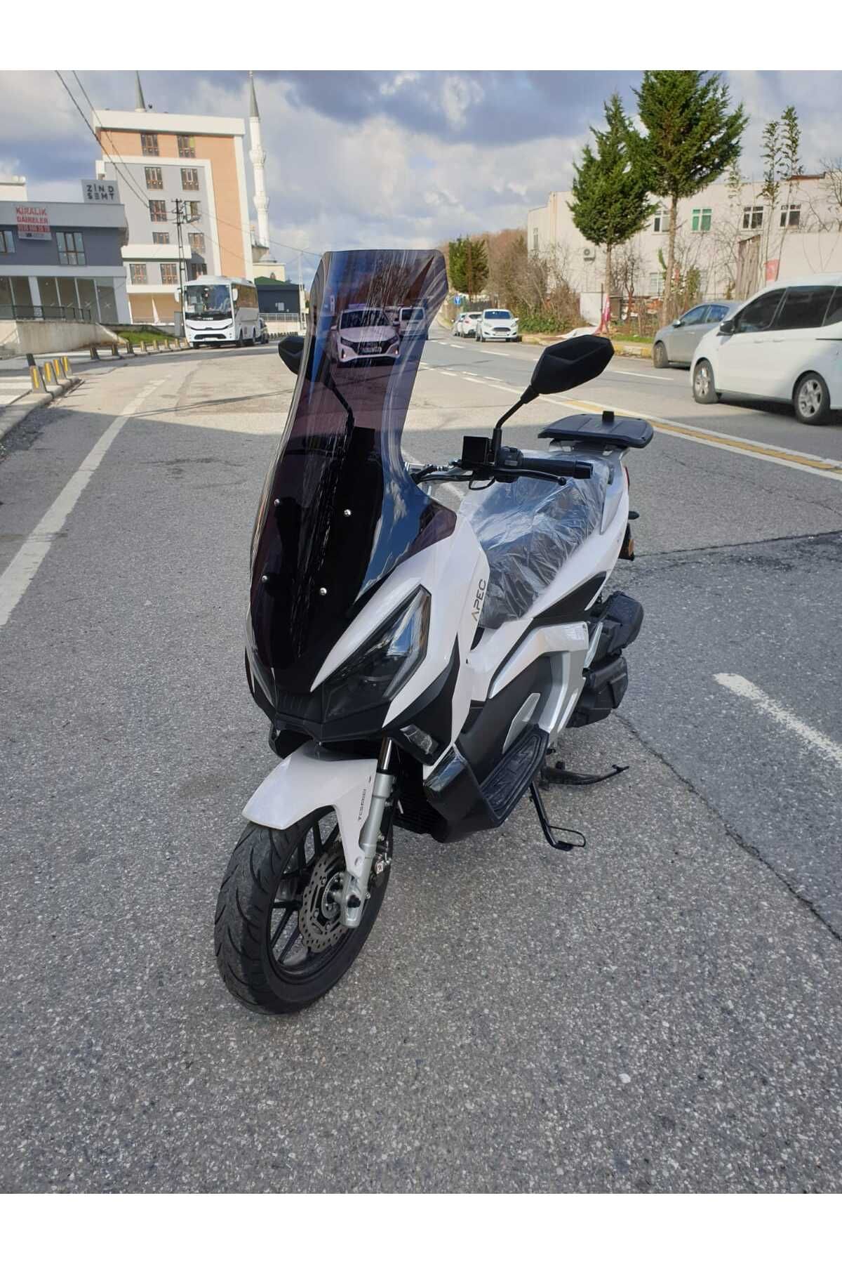 Volta Apec Apx7 Siperlik Ön Cam 2025 Model 78cm Siyah Renkli 4mm UZUN CAM