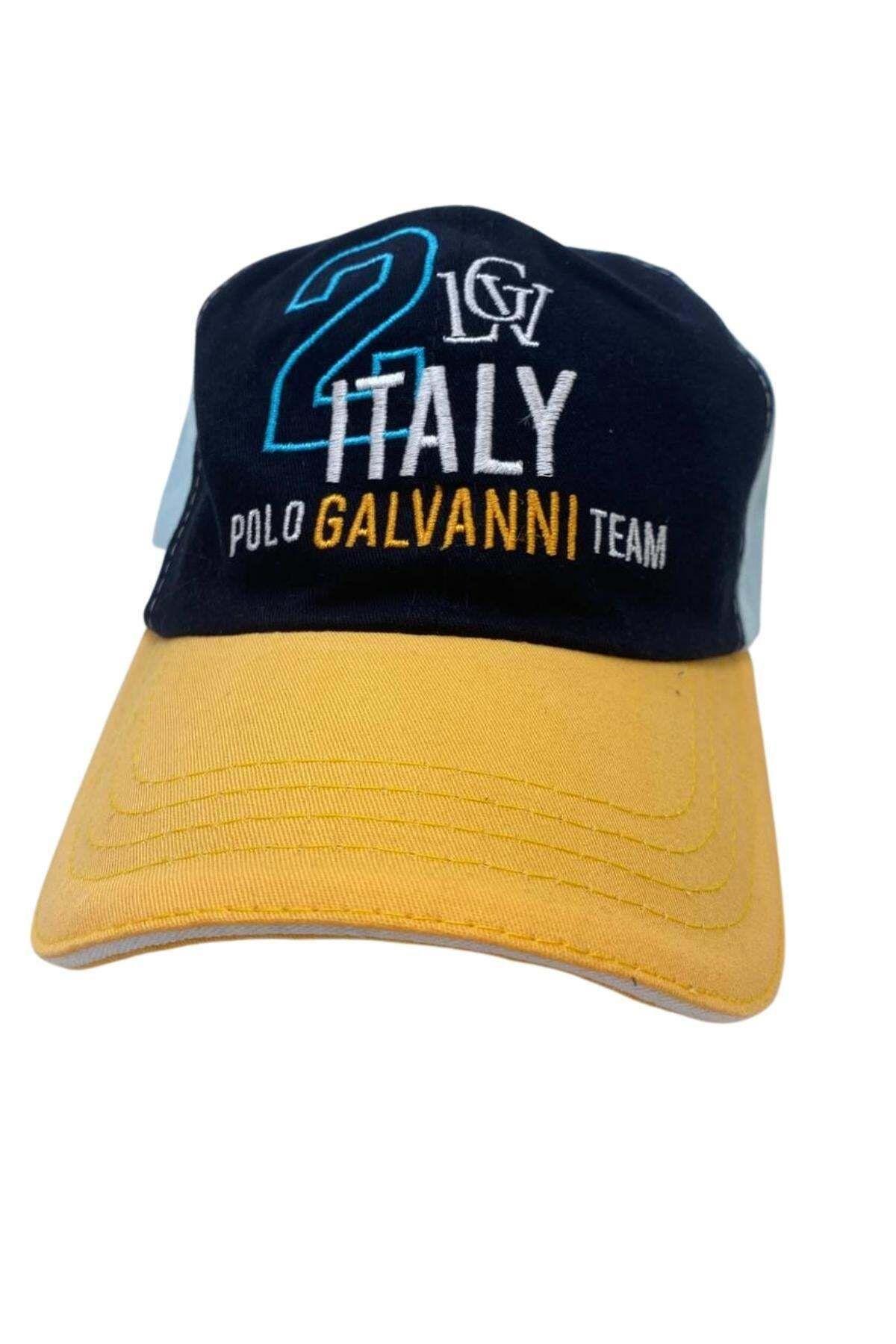 Galvanni-Men's Navy Blue Hat - Ermıva Navy/Multi 1