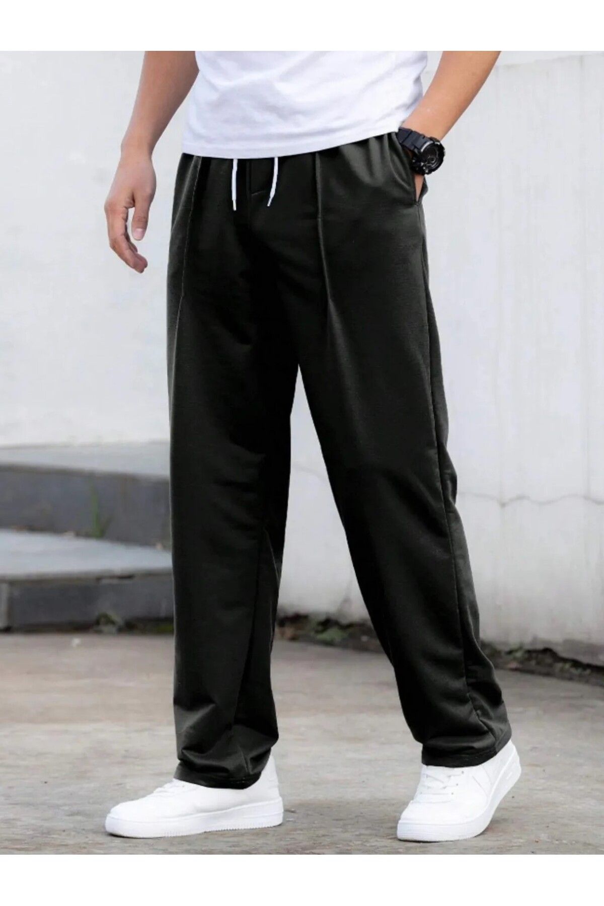 LACKH Pantaloni De Trening Pentru Bărbați Cu Picioare Largi Unisex - L