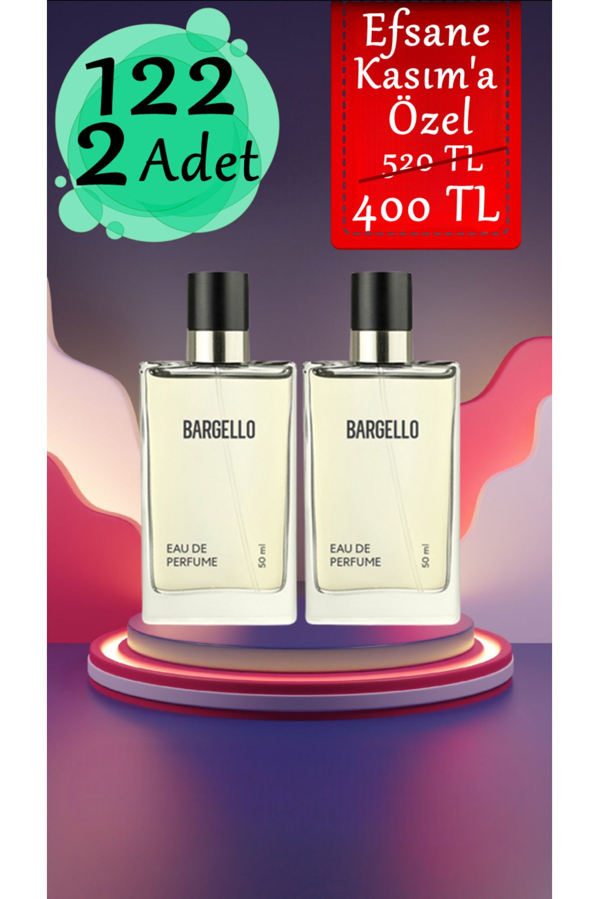 Bargello Parfüm 122 Oriental 2 Adet 50 ml Edp