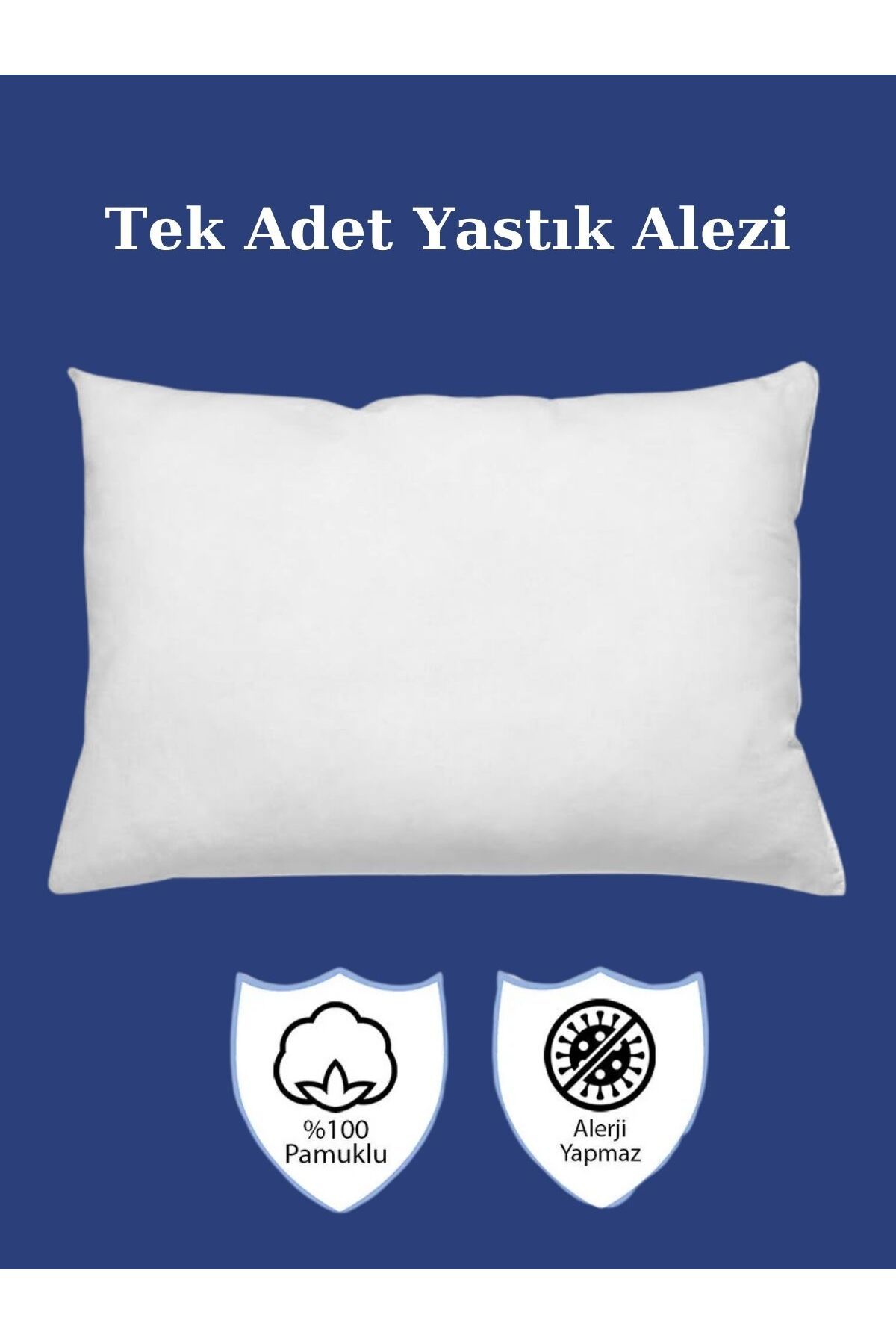 DEJAVU TEKS %100 Pamuklu, Tekli Yastık Alezi, Yastık Kılıfı, Su / Sıvı Geçirmez