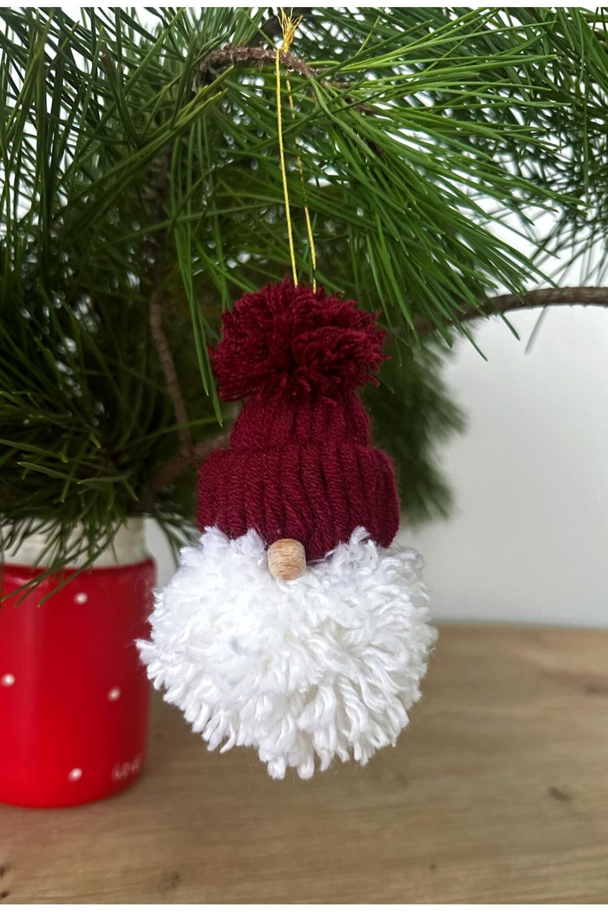 nuit-Christmas Set of 2 - Gin Dwarf and Pine Tree Santa Claus Ornament 5