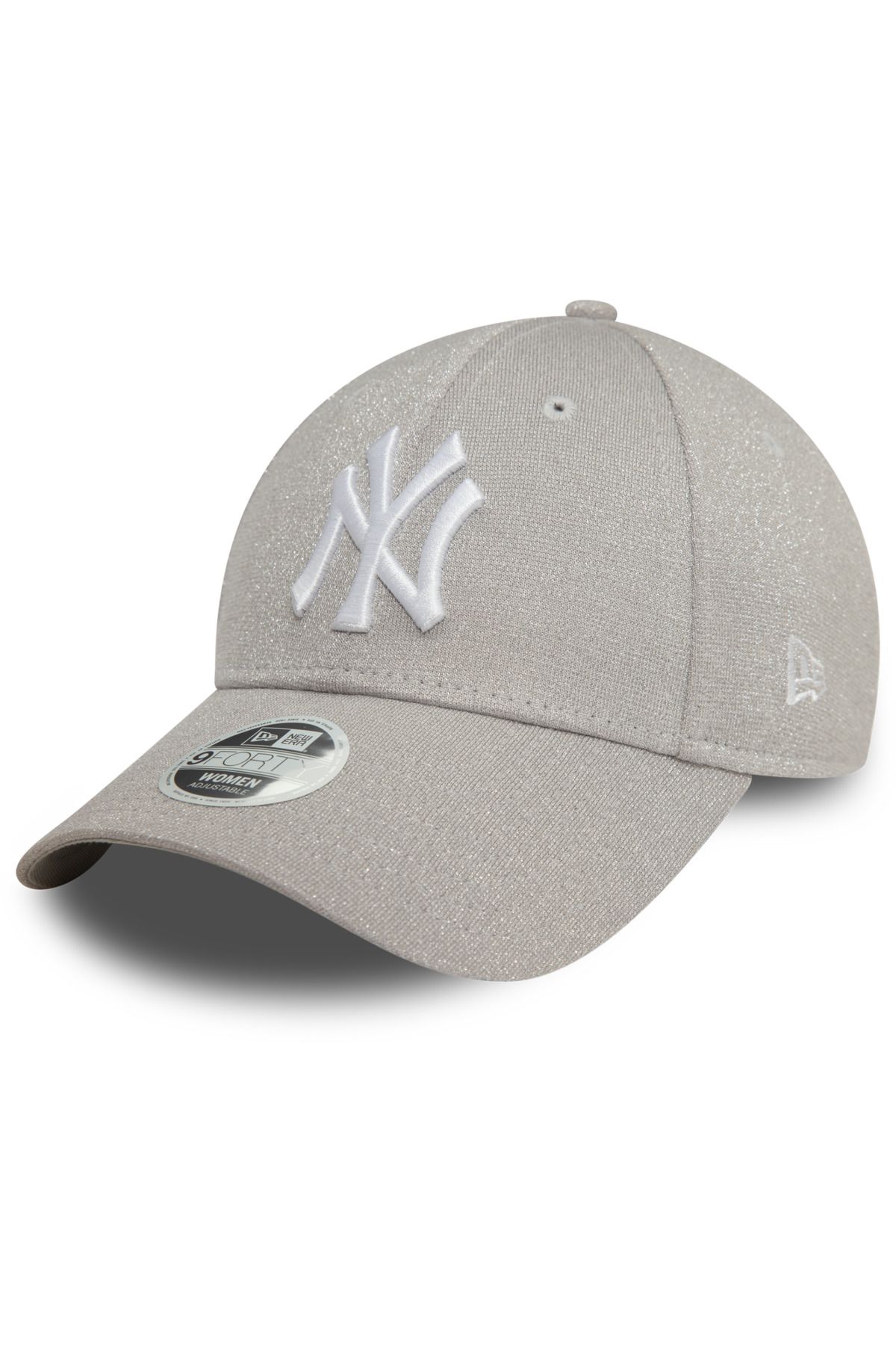 NEW ERA-New York Yankees Women's Silver Glitter Hat 60580739 1