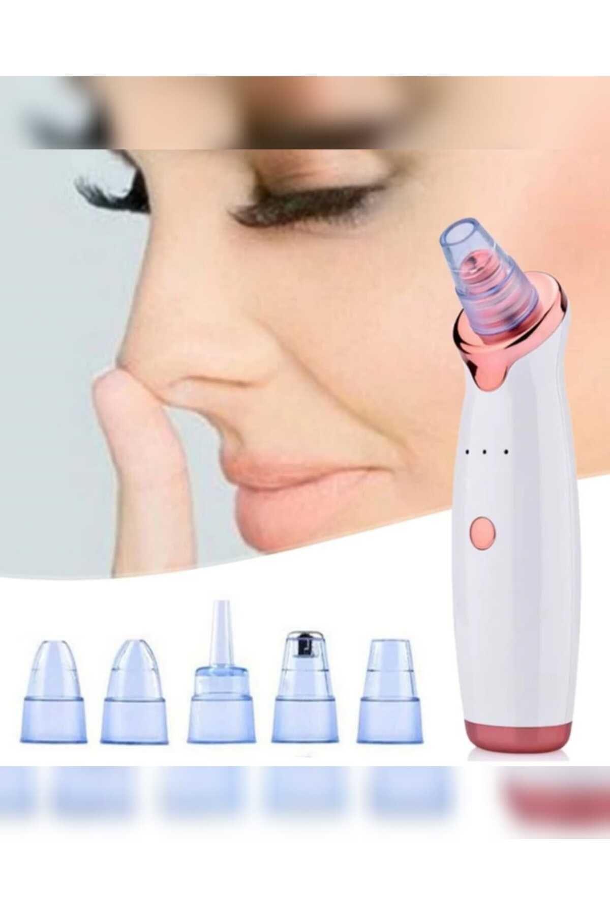 dermasuction Şarjlı Vakumlu Siyah Nokta Ve Yüz Temizleme Cihazı (ALETİ) 4 Başlıklı