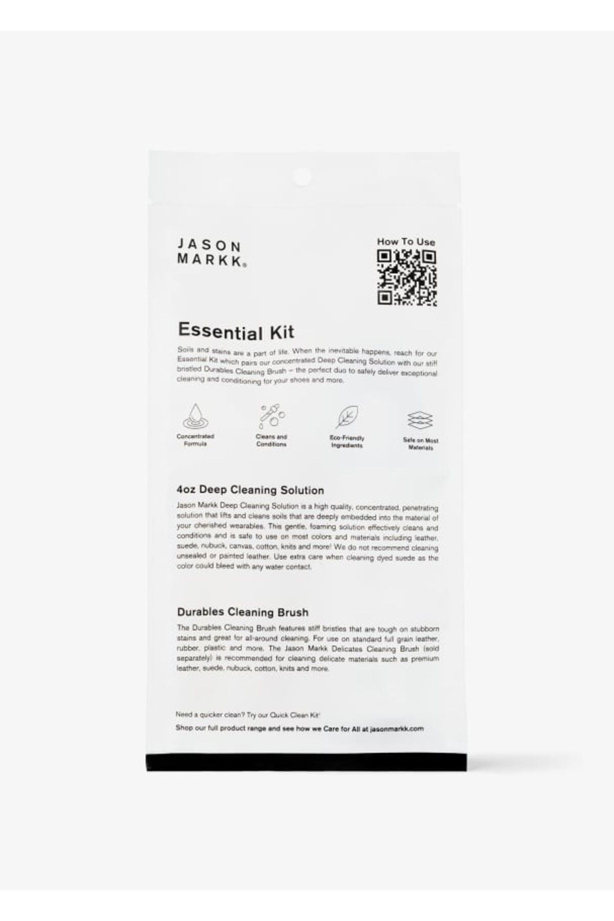 مراقبت کفش مجموعه اصلی برس و کیت راه حل برای تمیز کردن نگهداری عمیق Jason Markk