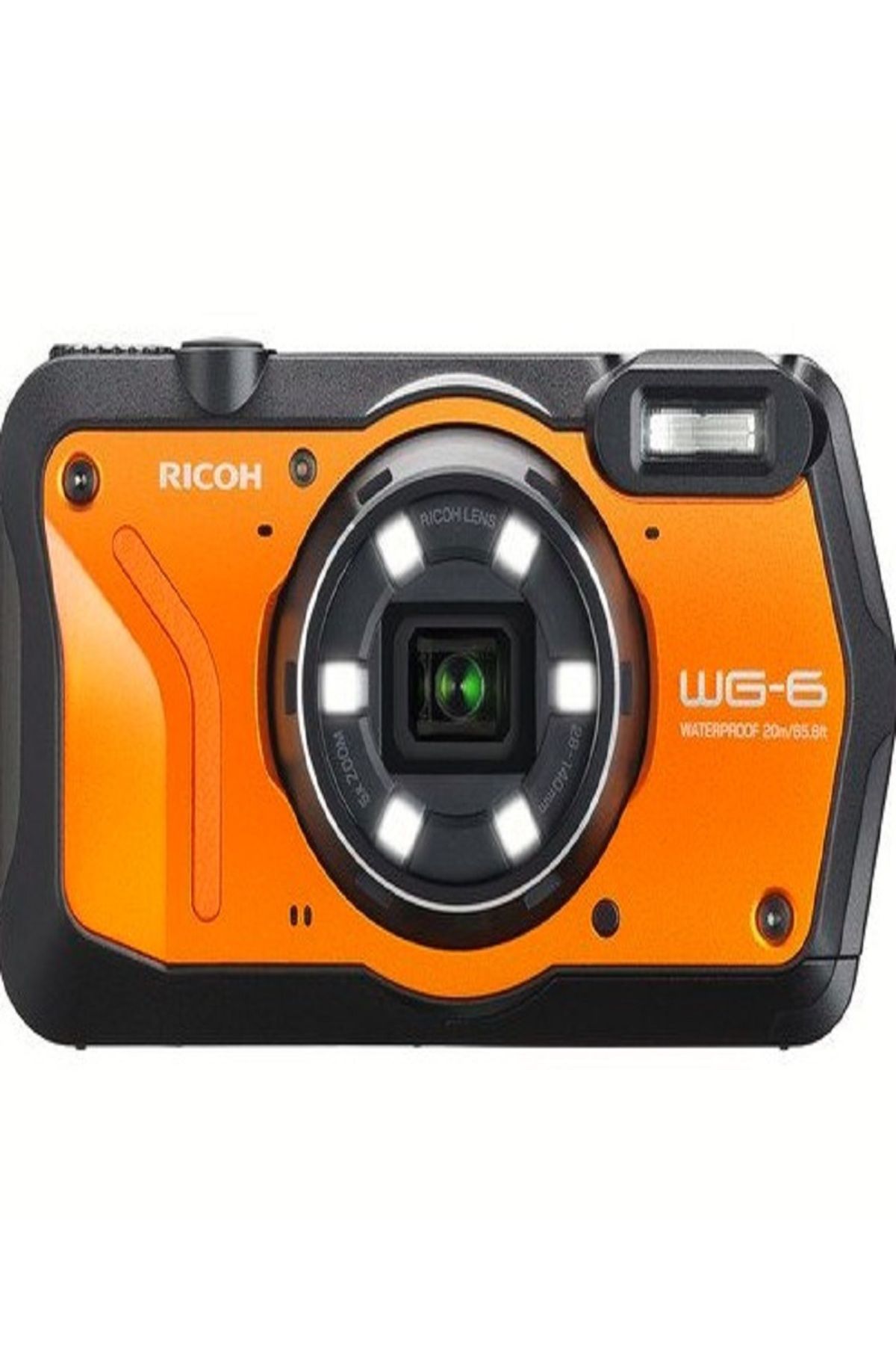 Ricoh WG-6 Dijital Fotoğraf Makinesi (Turuncu)