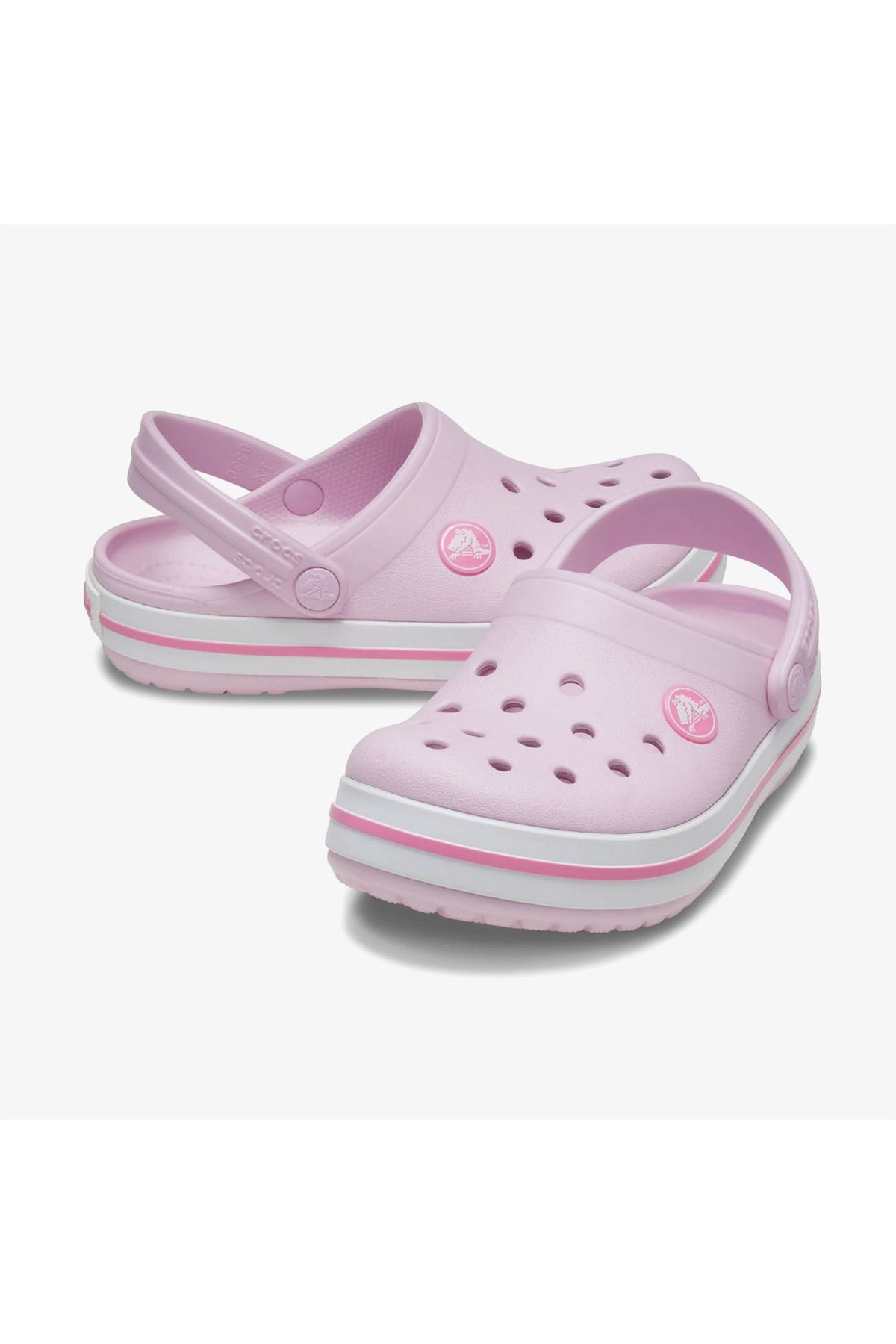 Crocs-Crocband Clog Kinder Rosa Hausschuhe 2