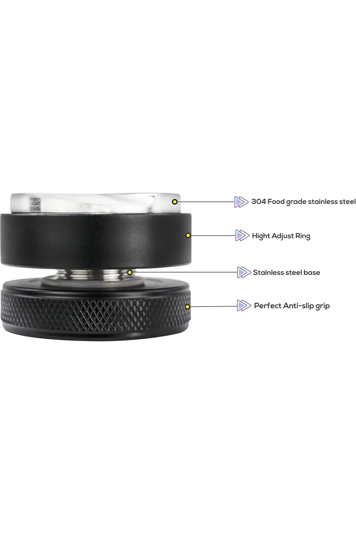 MIBRU-Coffee distributor 58mm black 6