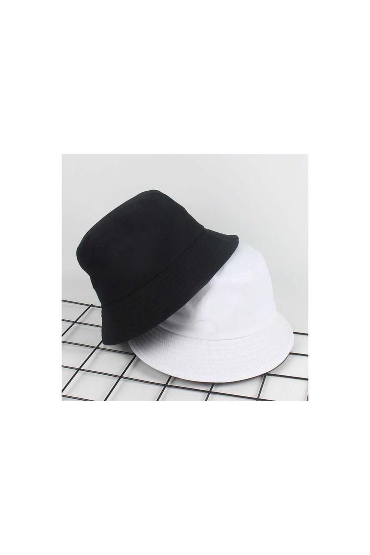 Karakedi Düz Bucket Şapkalar