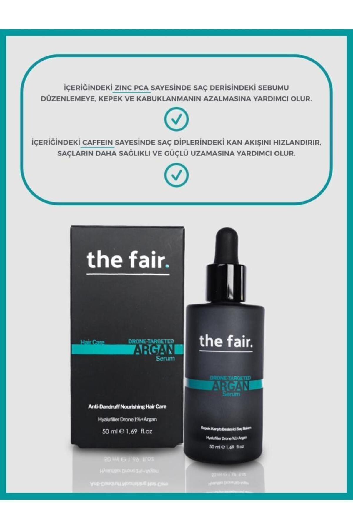 The Fair the fair. Drone-targeted Argan Besleyici Vegan Saç Serumu %1 Hyalufiller Drone Argan 50 ml-4