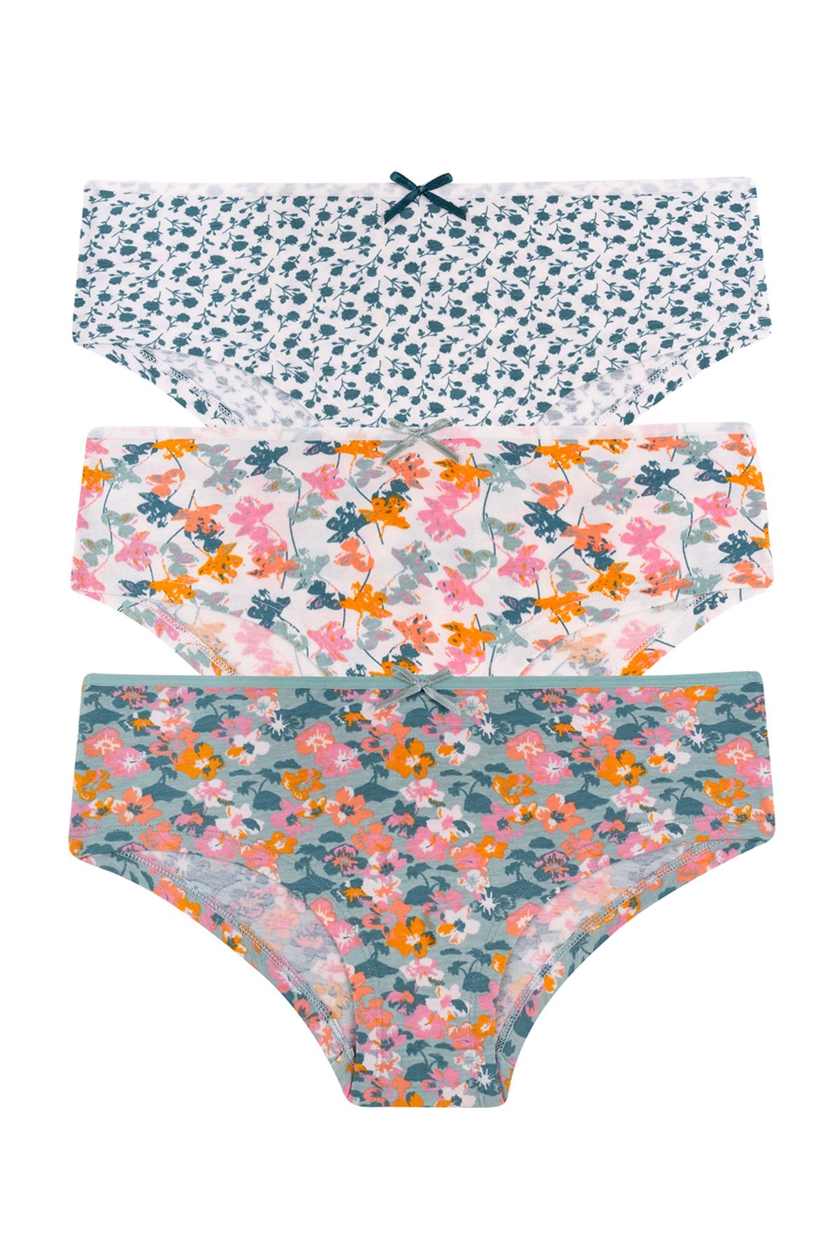 SUWEN-3-Piece Patterned Hipster Panties 1