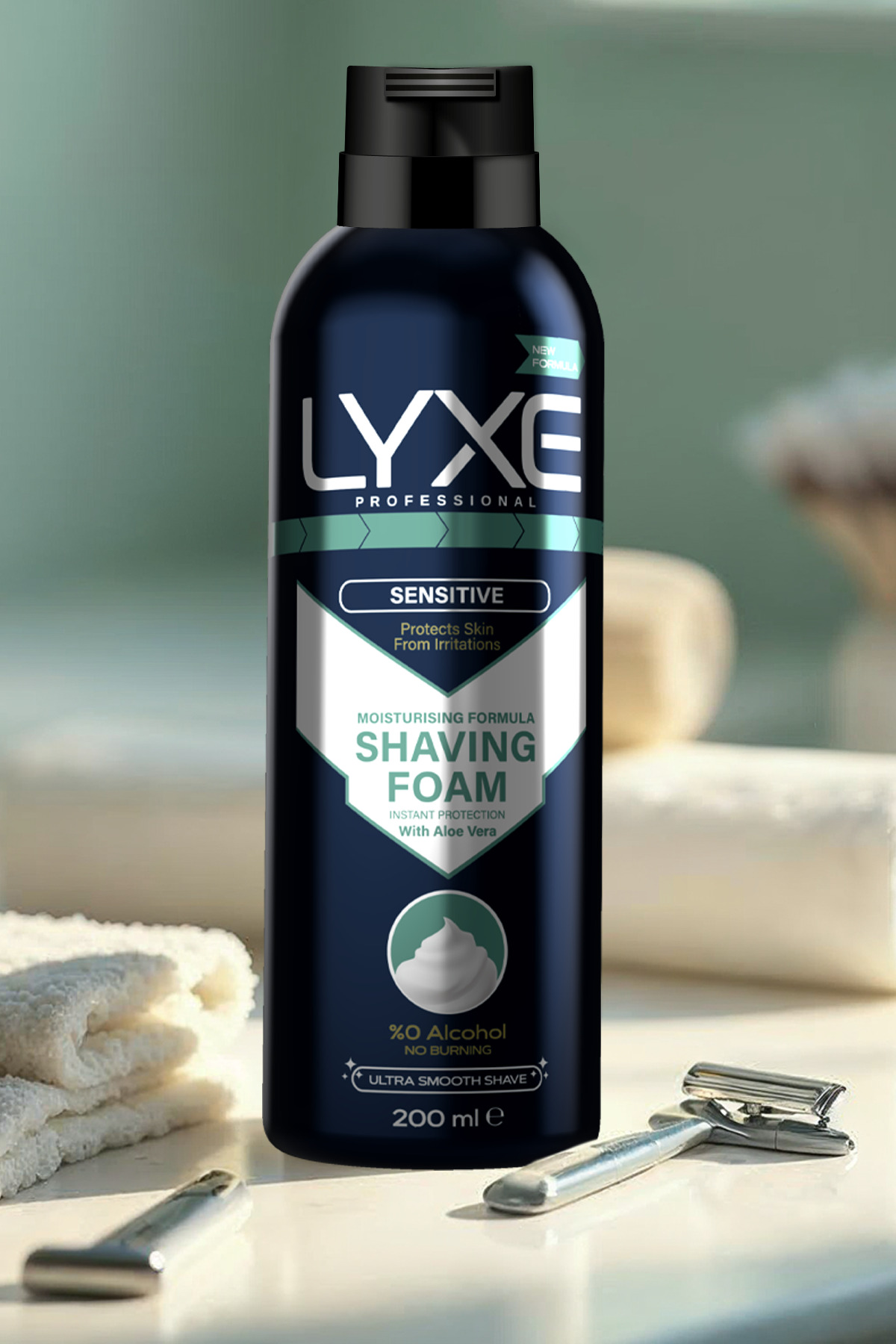 Sensitive Tıraş Köpüğü, 200 ml — LYX_0006 — تصویر 4 از 6