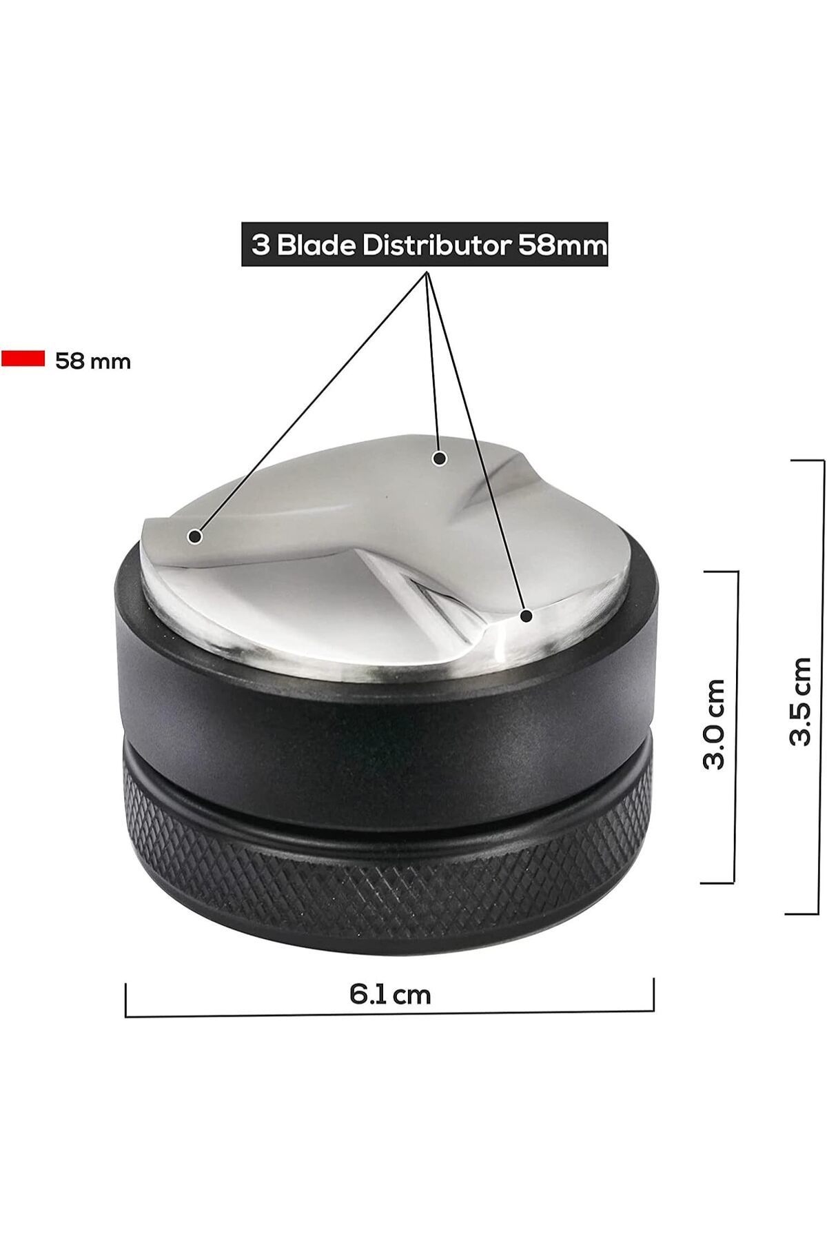 MIBRU-Coffee distributor 58mm black 3