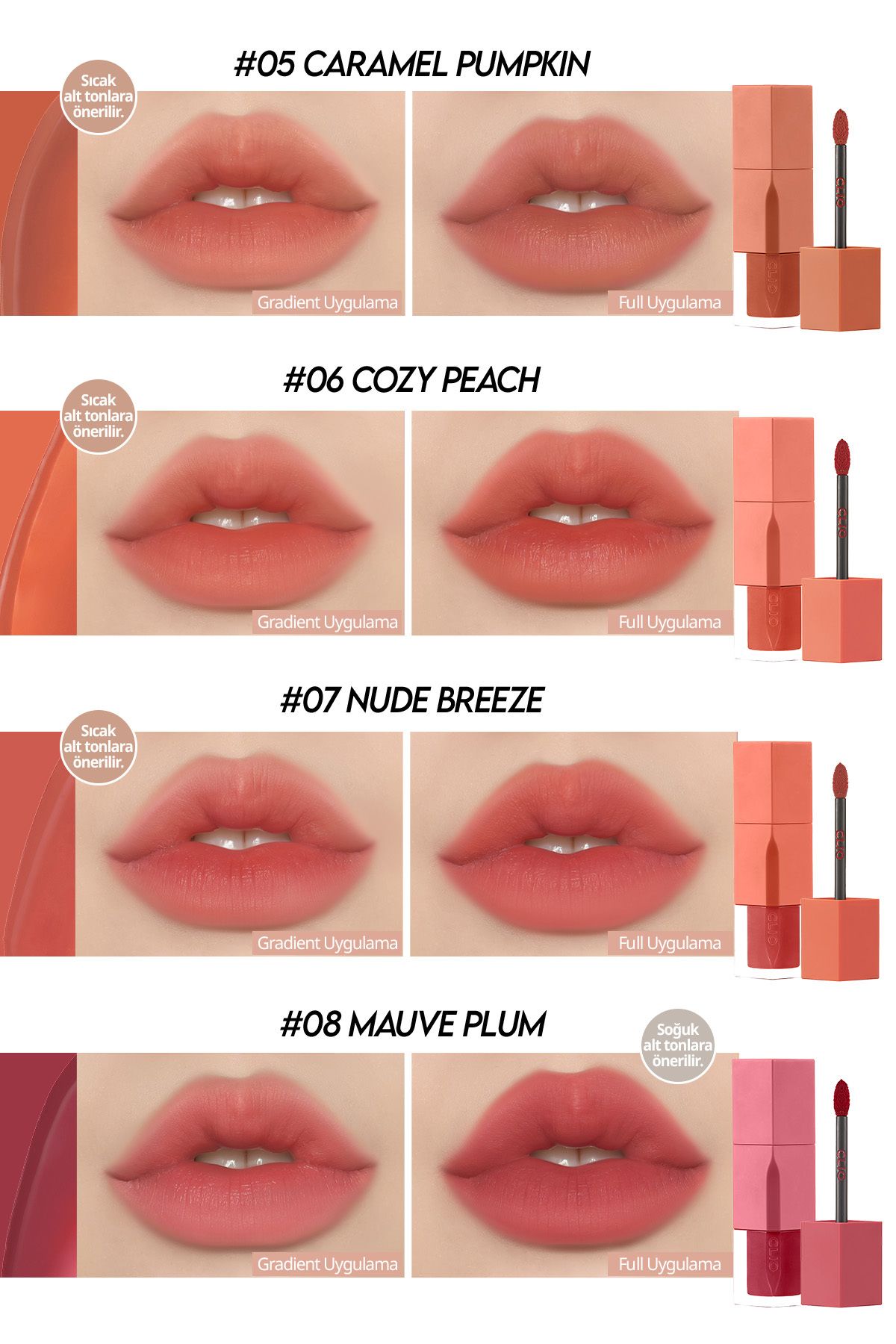 CLIO-Clio Dewy Blur Tint - Light Texture, Moisturizing, Blur Effect (06 Cozy Peach) 4