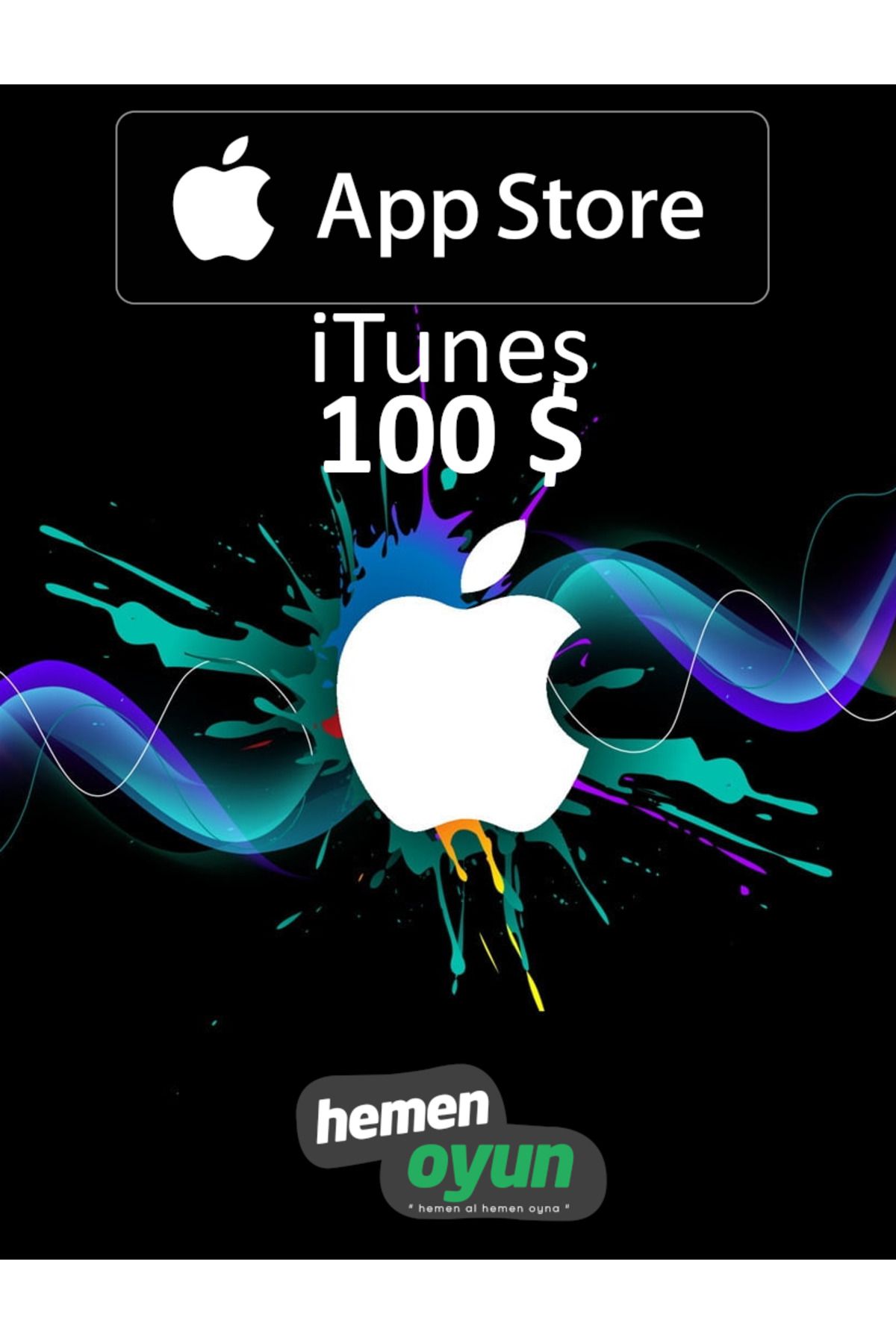 hemenoyun App Store Itunes 100 USD Dolar Kartı Bakiye Ios