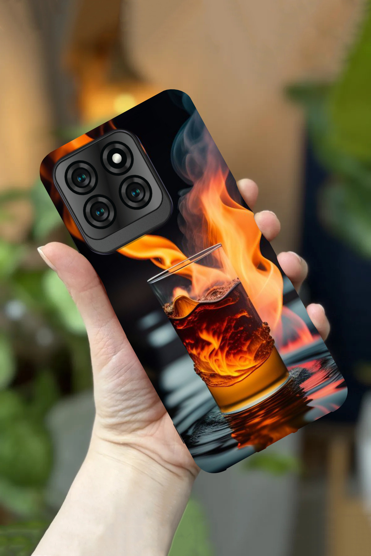 Reeder-S71 Compatible Camera Protected Alcohol Bottle Patterned Hd Printed Silicone Case 1