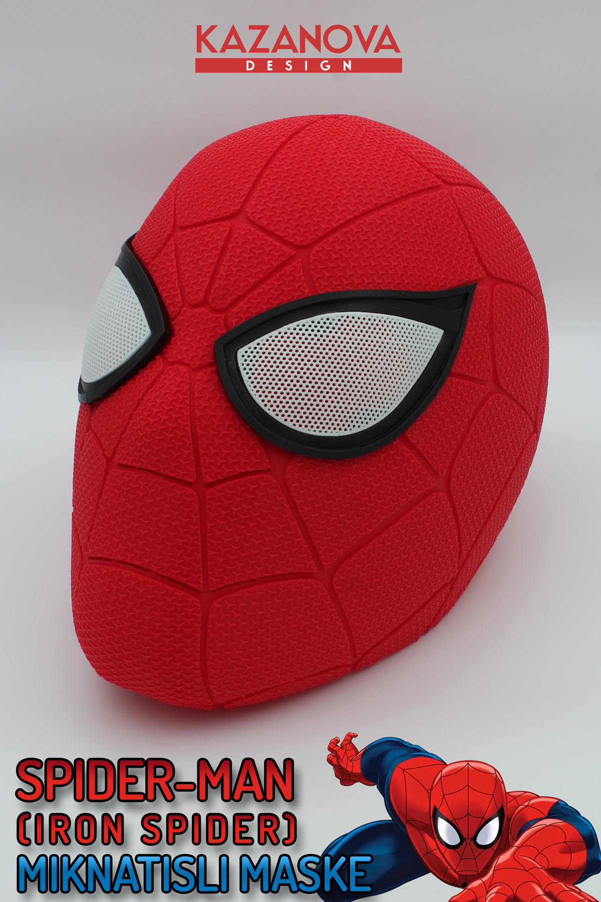 Kazanova Design Spider-man Iron Spider Mıknatıslı Giyilebilir