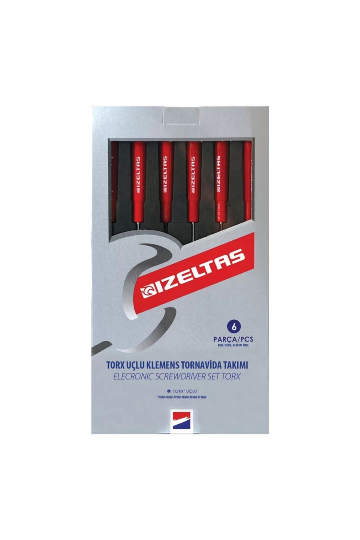 İzeltaş İzeltaş 4530001006 Torx Uçlu Klemens Tornavida Takımı 6 Parça